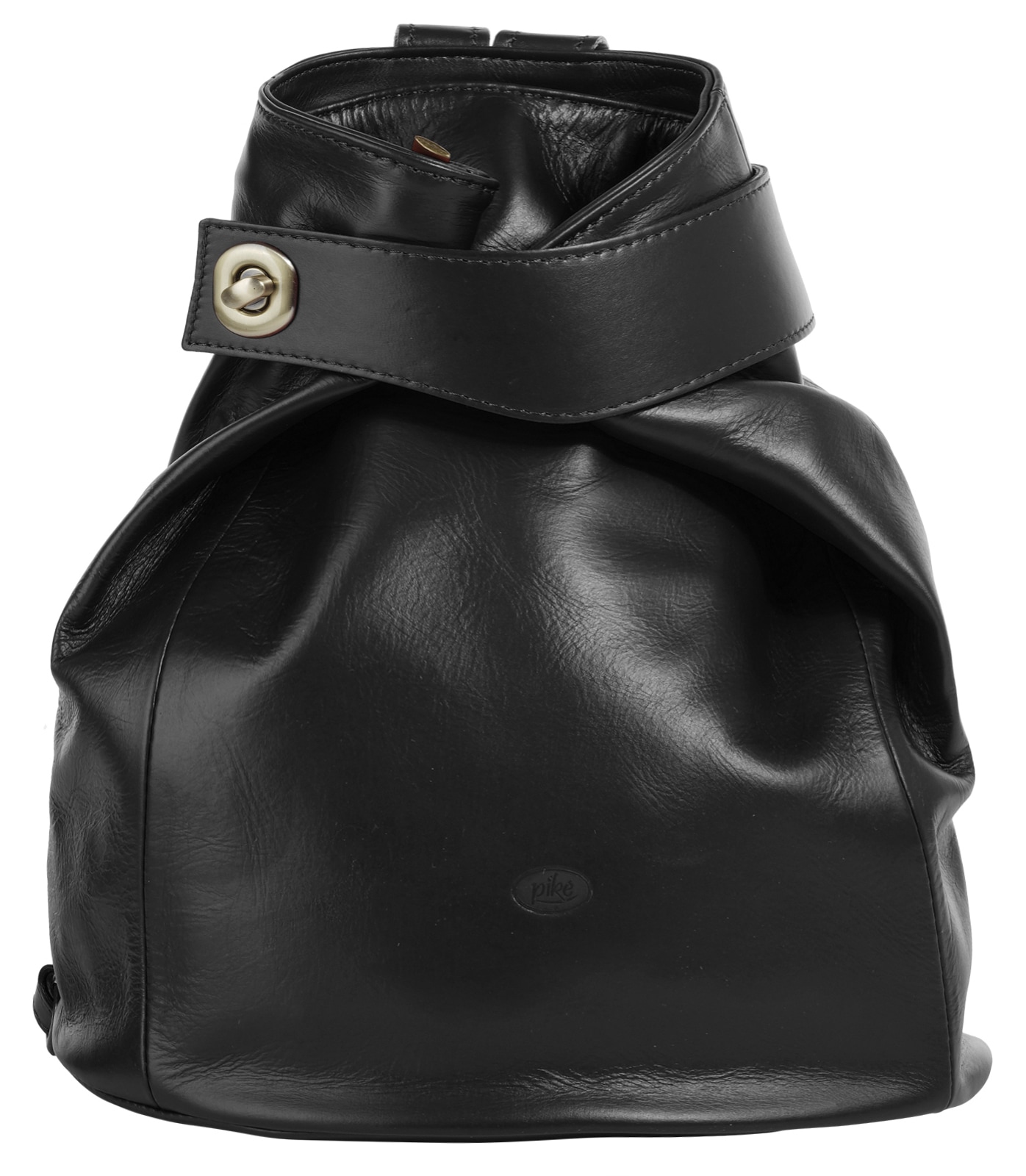 Cityrucksack, echt Leder, Made in Italy