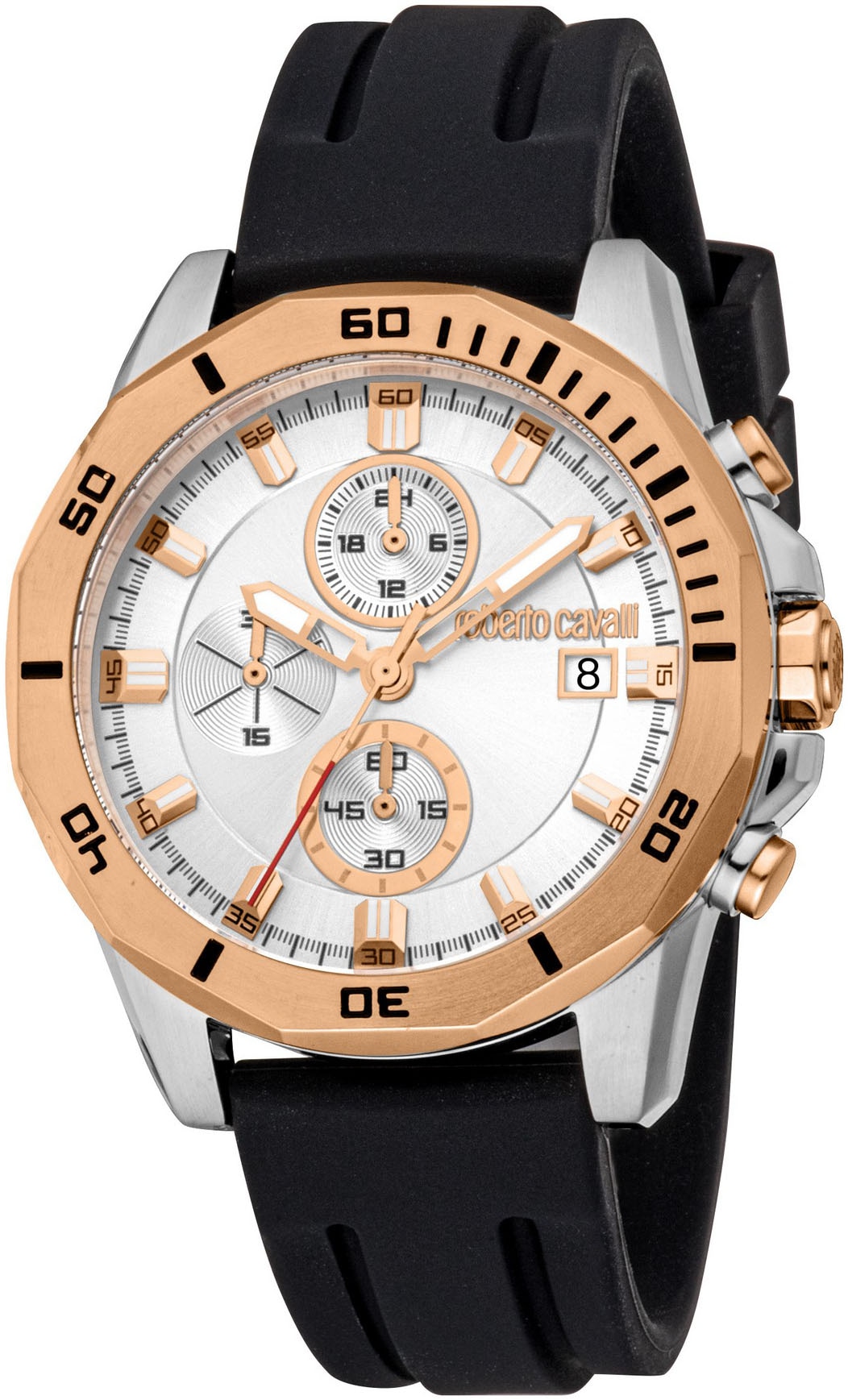 Chronograph »Uomo Sport III«, Quarzuhr, Armbanduhr, Herrenuhr, Silikonarmband, analog,...