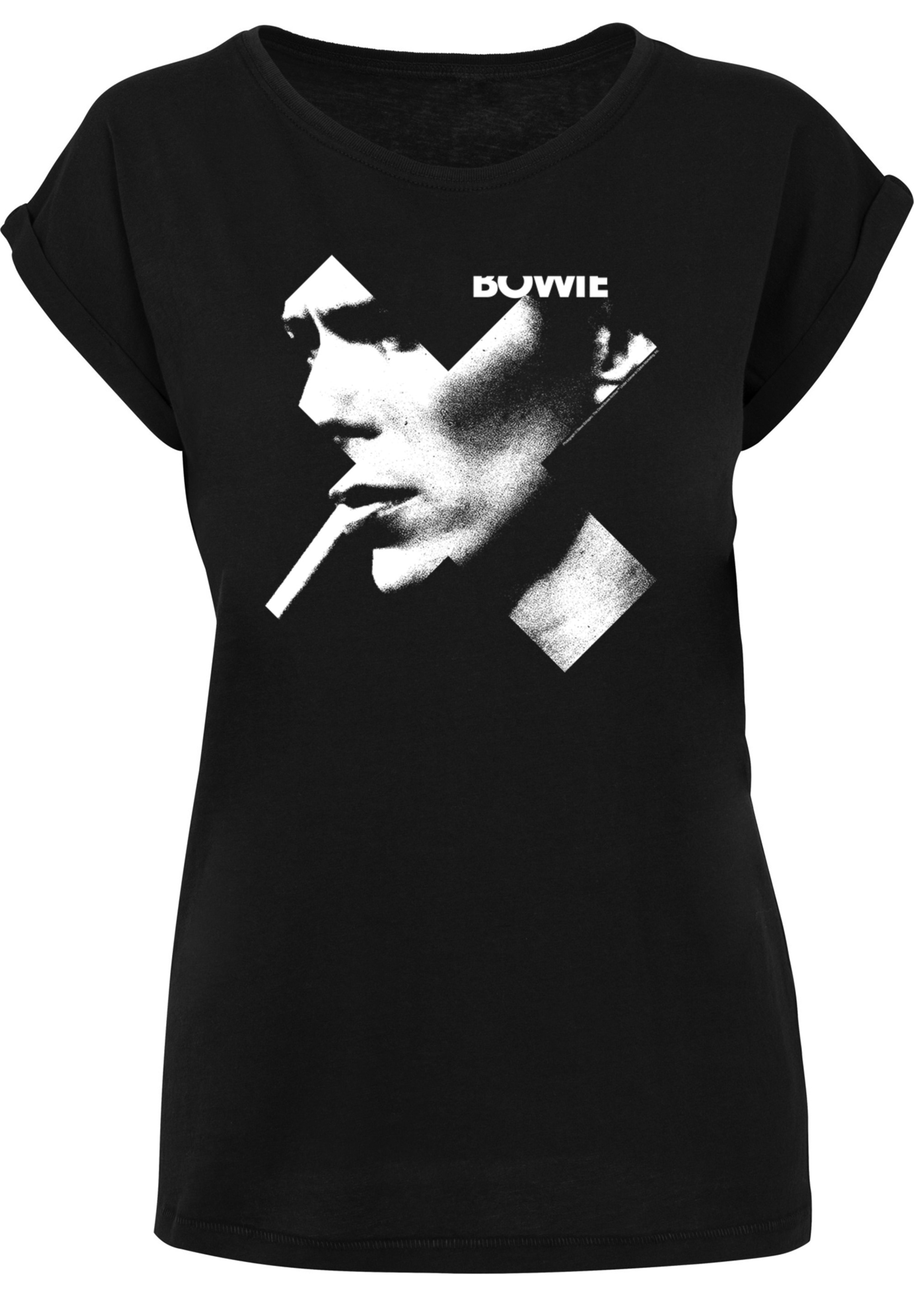 F4NT4STIC T-Shirt »David Bowie Smoke«, Print
