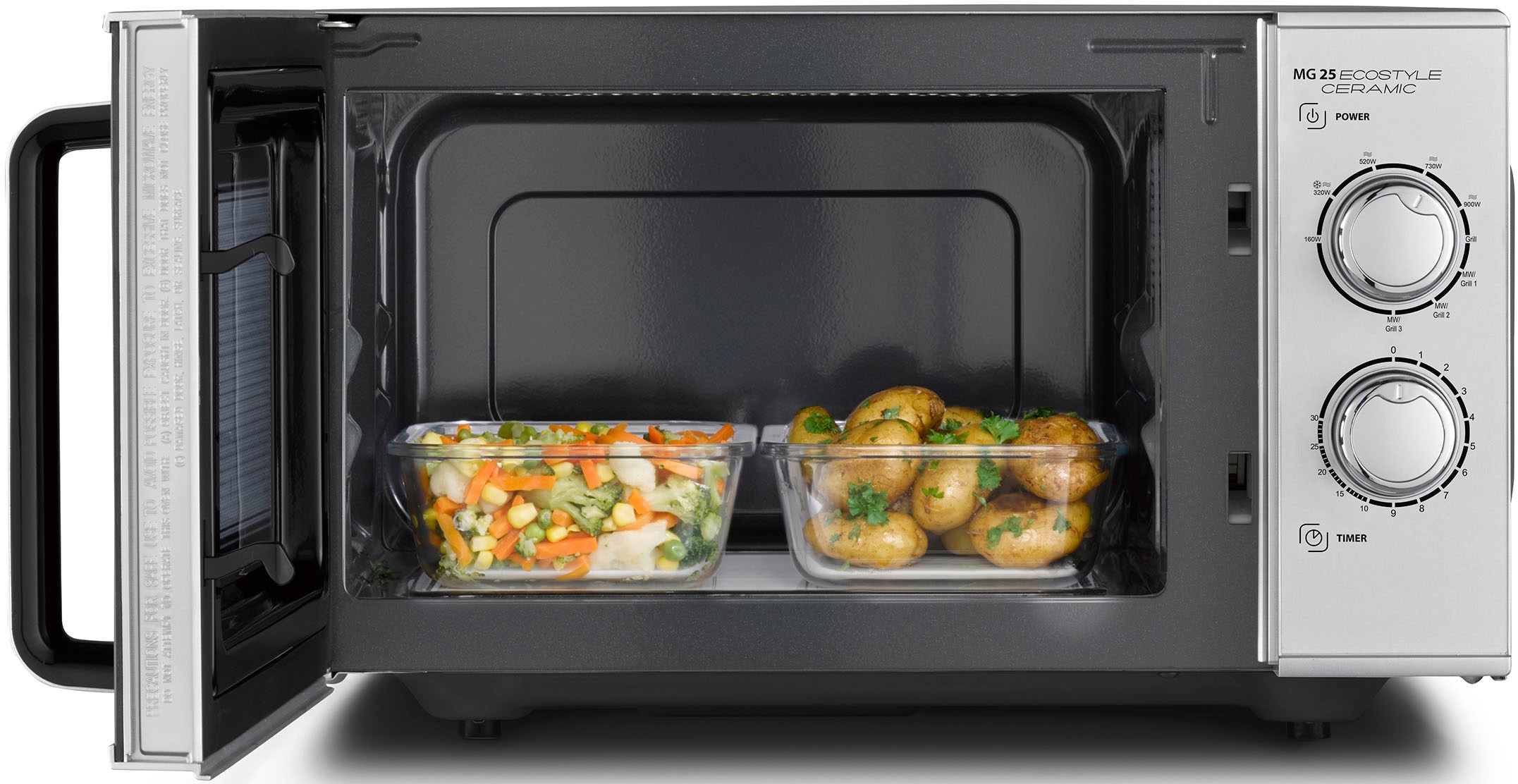 Caso Mikrowelle »3329 MG 25 Ecostyle Ceramic« Grill | Mikrowelle 1200 W Mikrowelle und Grill