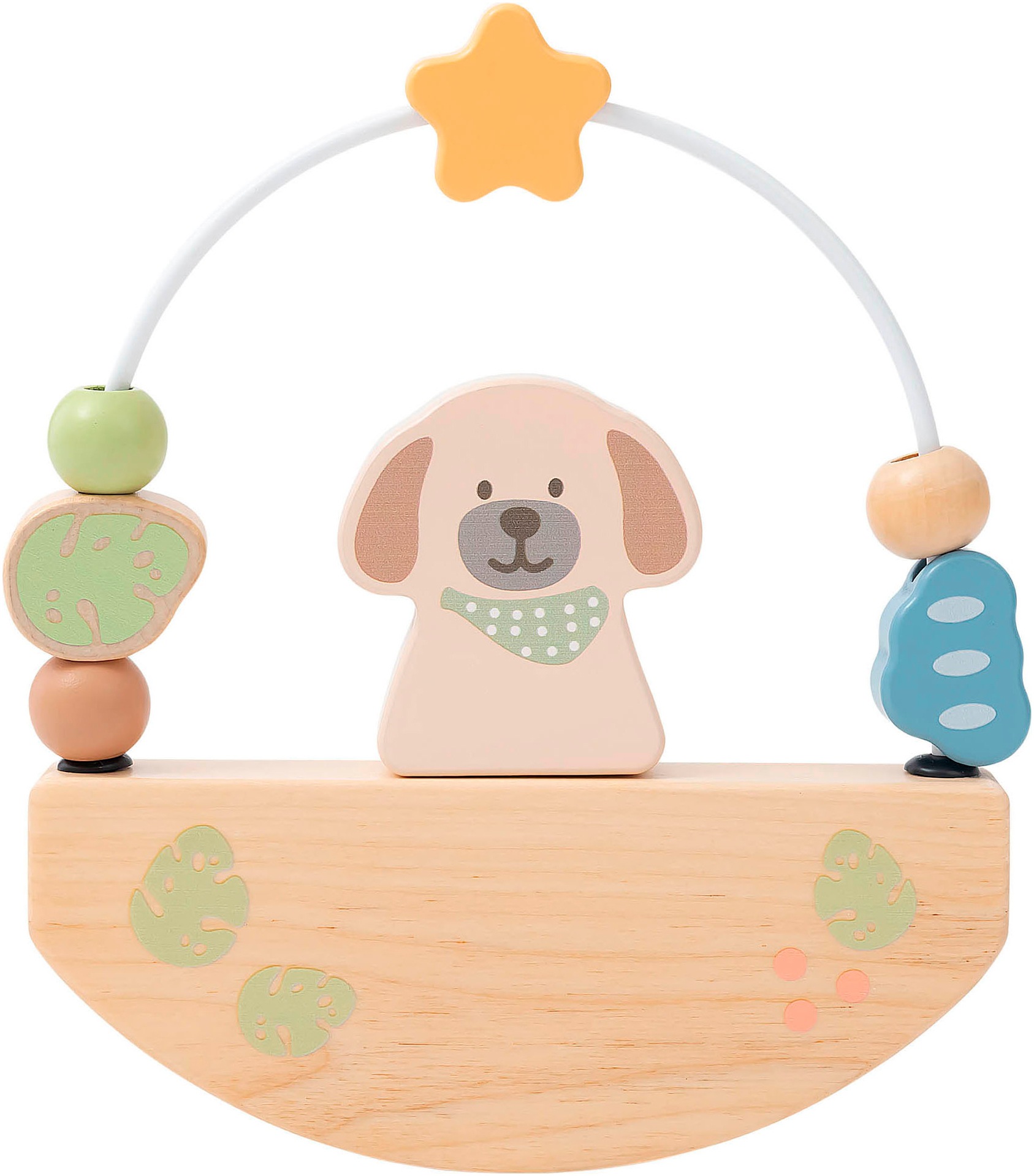 Sterntaler® Motorikschleife »Hund Lucky Motorikwippe« FSC® - schützt Wald