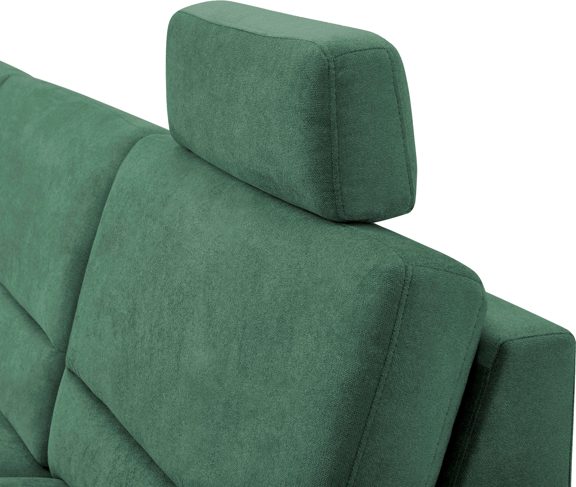 CALIZZA INTERIORS Ecksofa »Onyx L-Form«, Ottomane links oder rechts, wahlweise mit Bettfunktion, Breite 257 cm