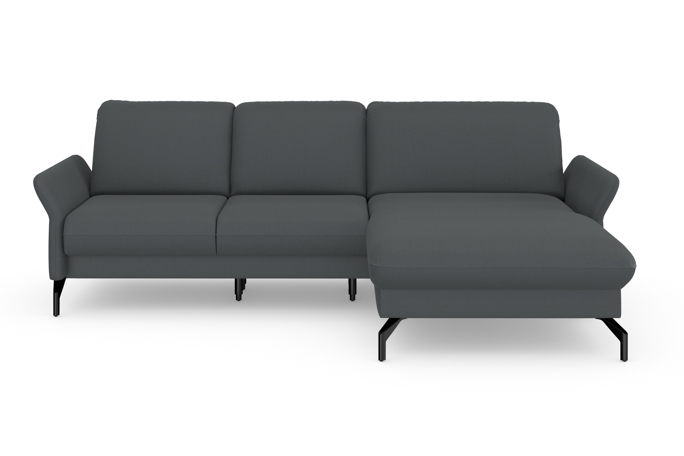 sit&more Ecksofa "Fashion L-Form" wahlweise mit Kopfteilverstellung und Vorziehsitz, motorisch