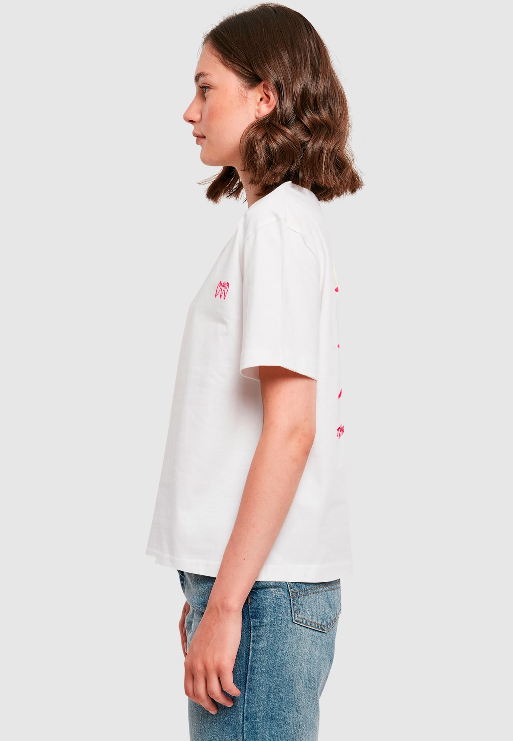 Miss Tee T-Shirt »Miss Tee Damen Three In A Row Tee«, (1 tlg.)