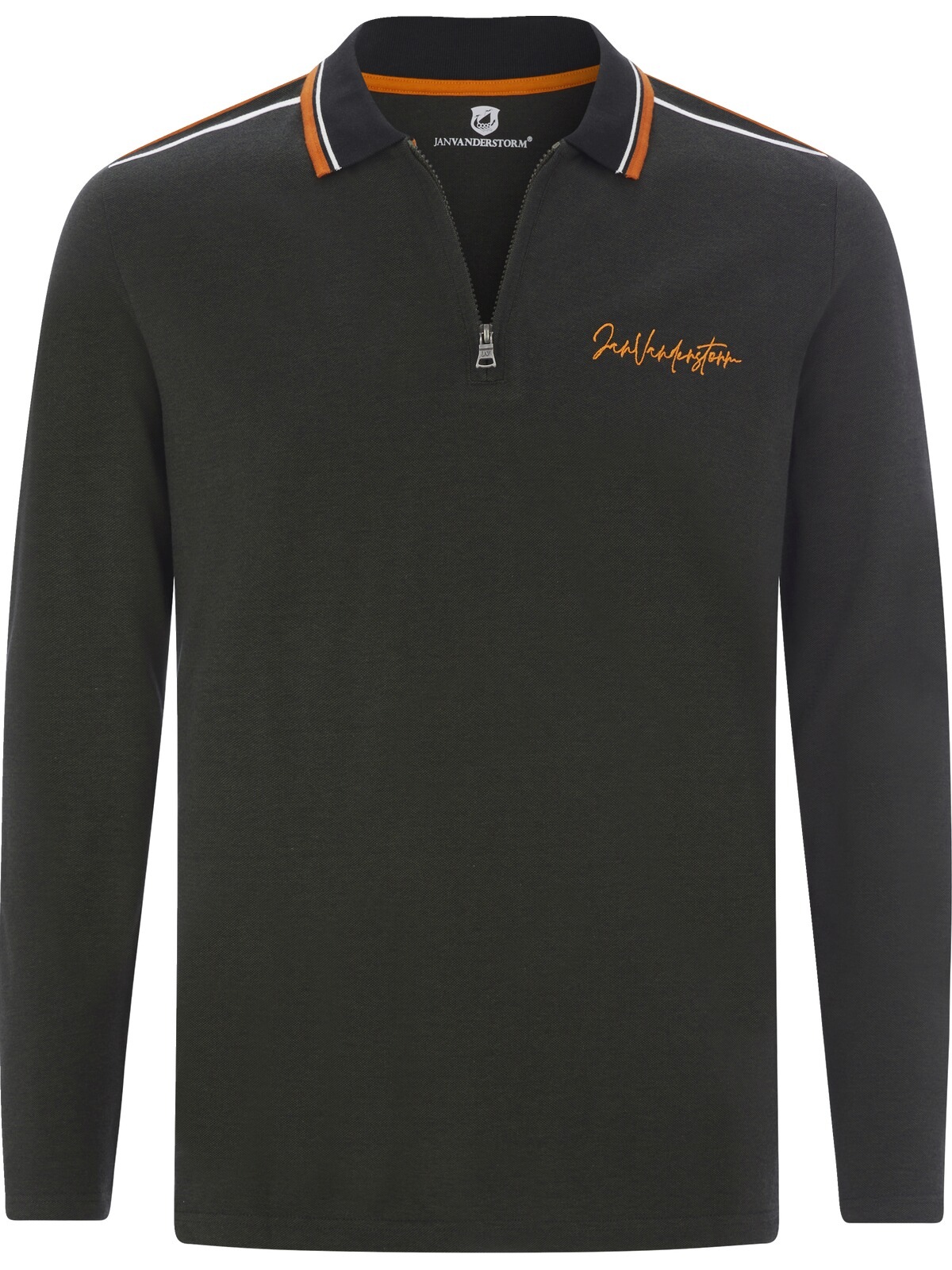 Jan Vanderstorm Langarm-Poloshirt »Langarm-Poloshirt ERIKELL«, (1 tlg.)