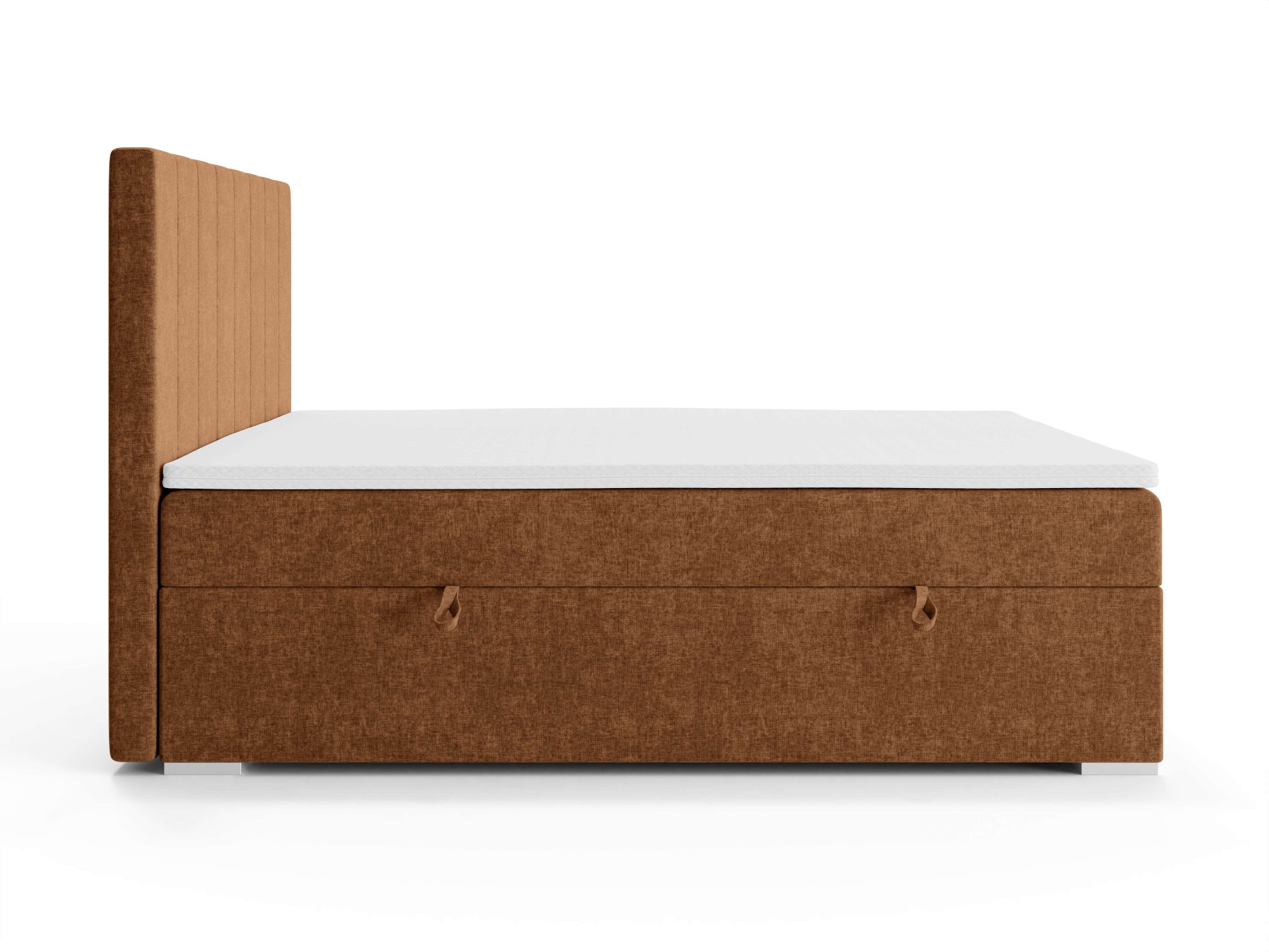 Places of Style Polsterbett »Ginoro mit Matratze und Topper, in 3 Breiten (140, 160 und 180 cm)«, Boxspringbett mit Kopfteil, Bettkasten, Matratze (BFK/TFK) und Topper