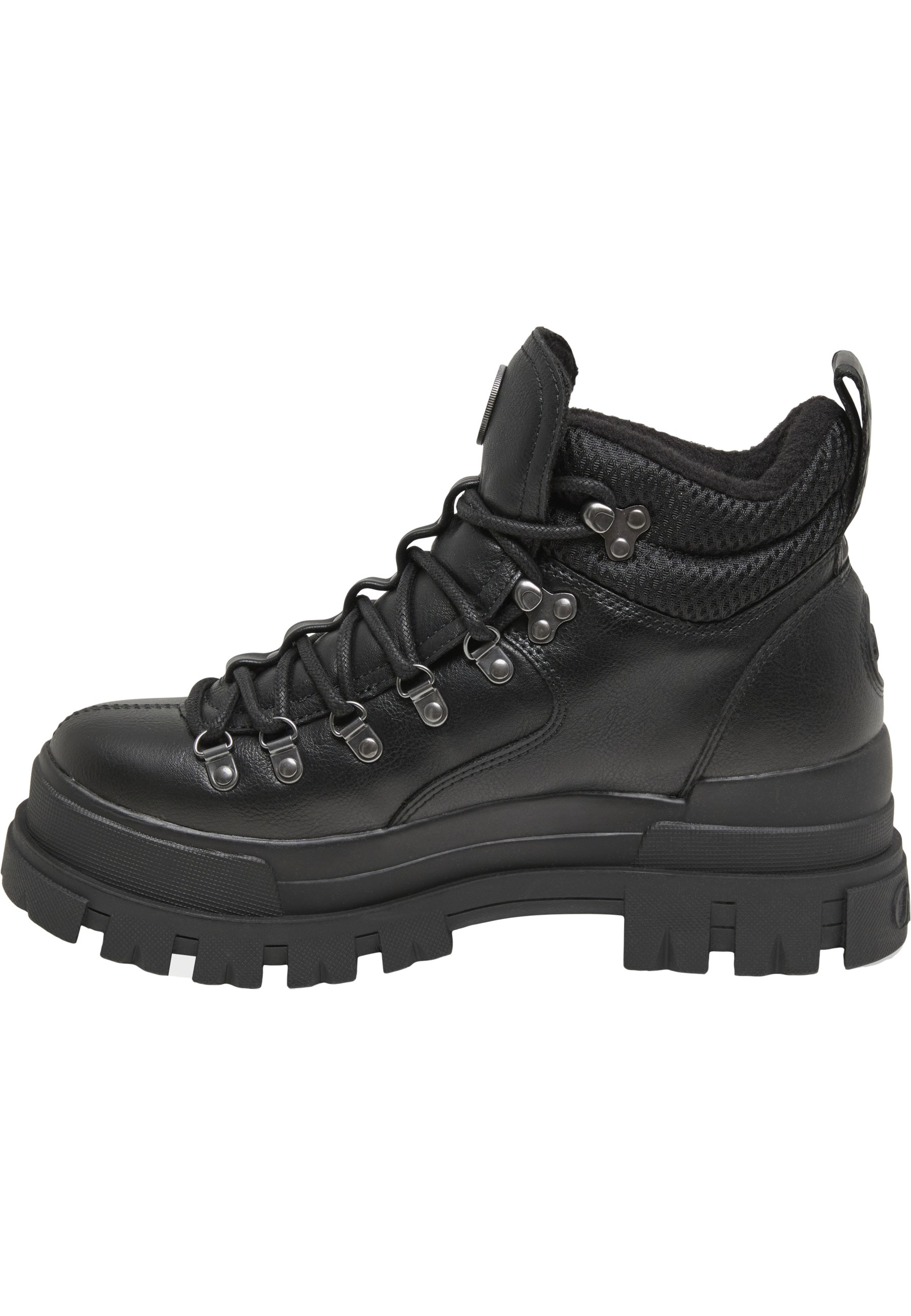 Buffalo Stiefel »Buffalo ASPHA LACE UP HIKE - VEGAN NUBUCK/MESH«