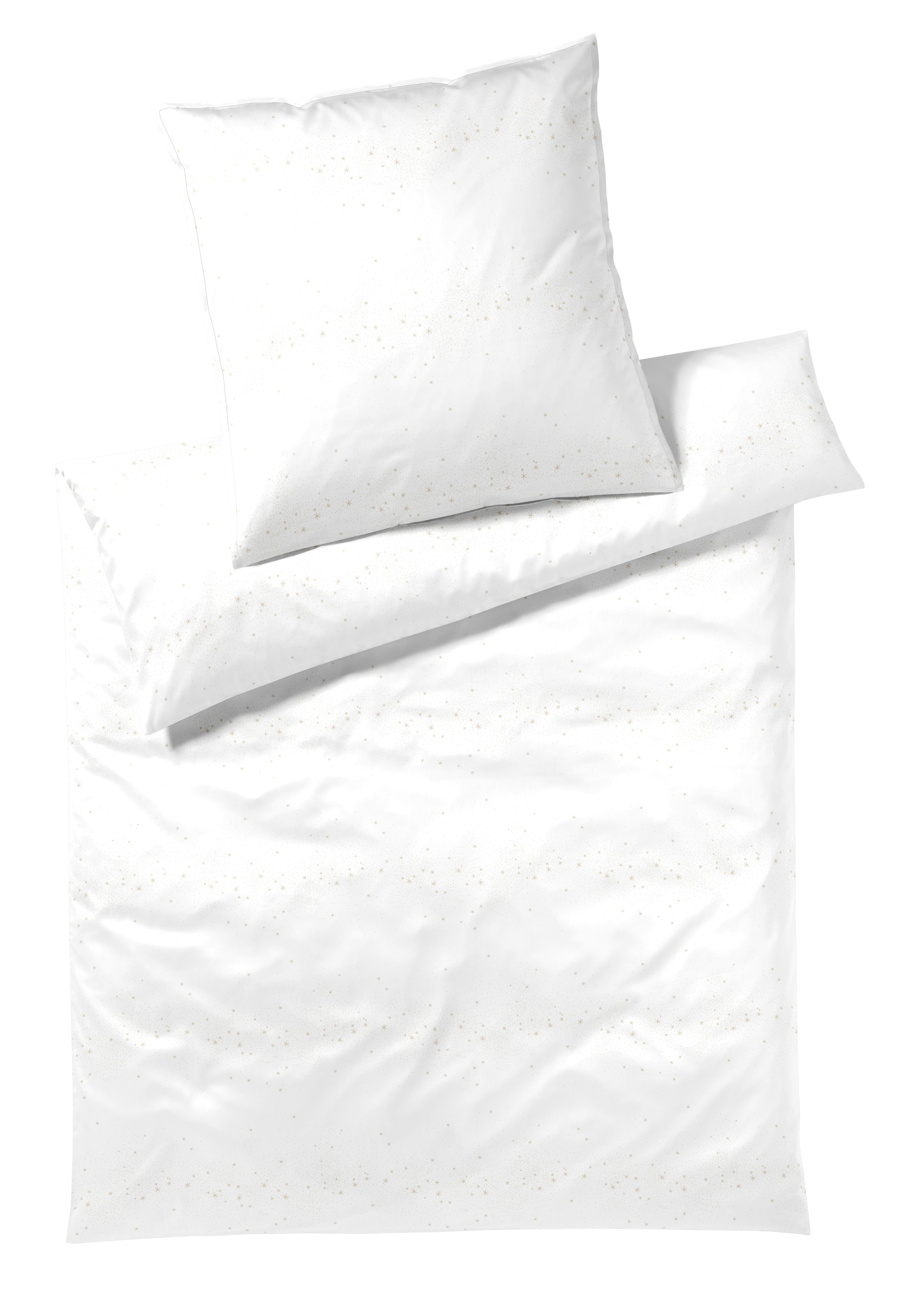 Elegante Bettwäsche "Milkyway" 2 Stk. tlg. angenehmes Hautgefühl günstig online kaufen