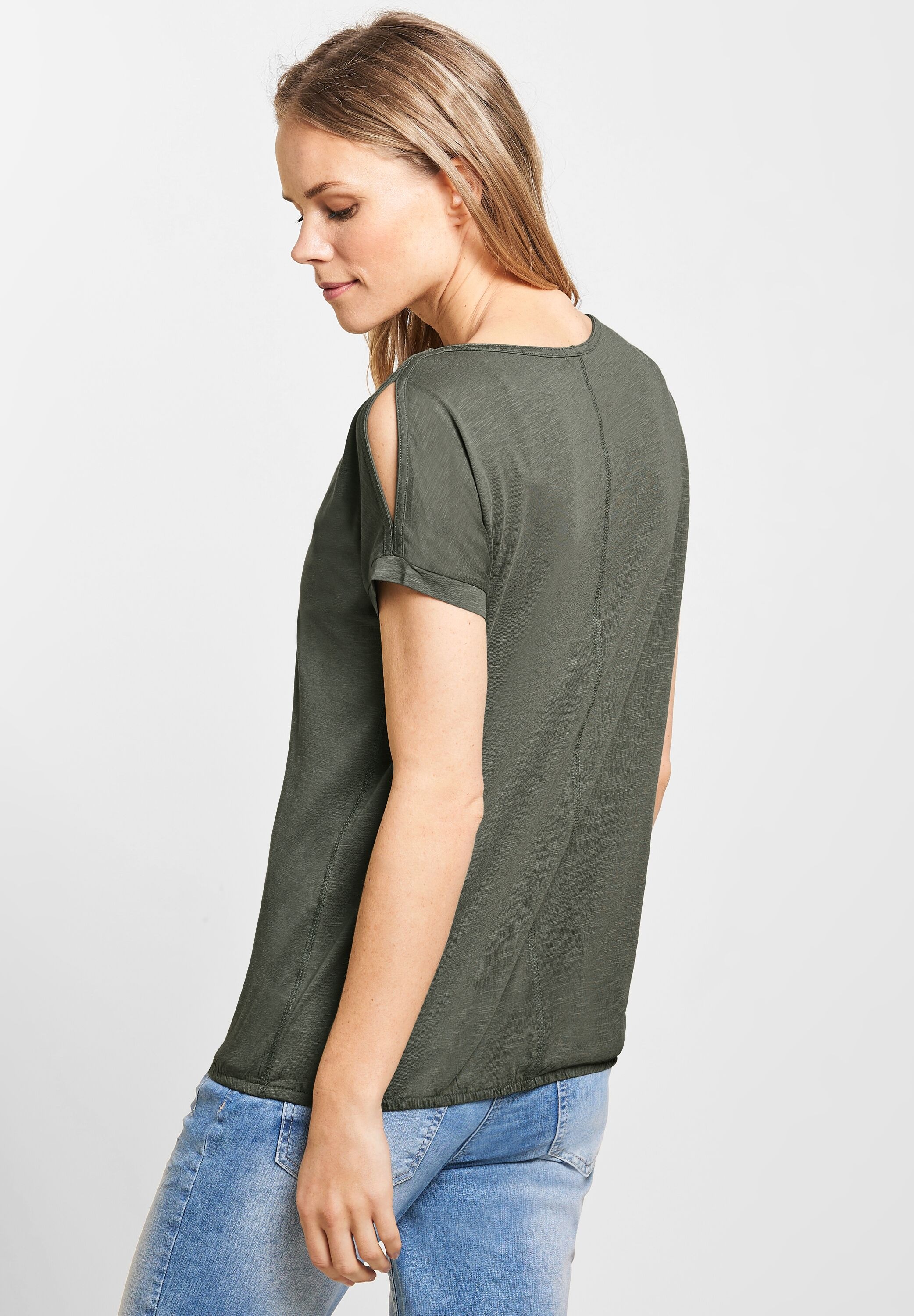 Cecil T-Shirt, in Unifarbe online bestellen | BAUR | Shirts