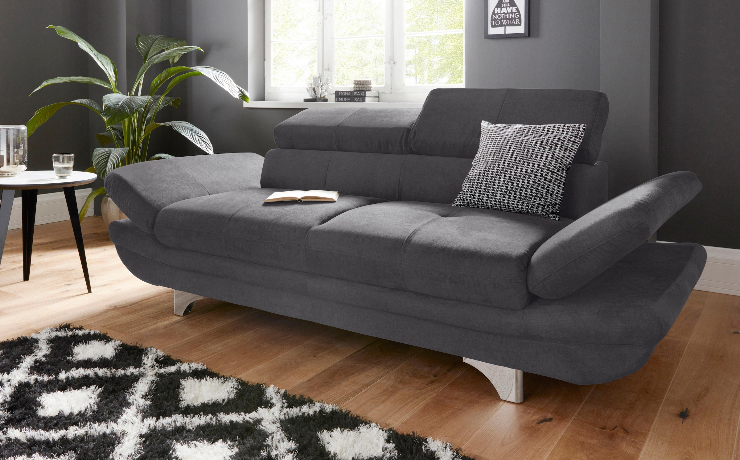 COTTA 2-Sitzer "Enterprise", Big-Sofa, mit Armteilverstellung & Kopfteilver günstig online kaufen