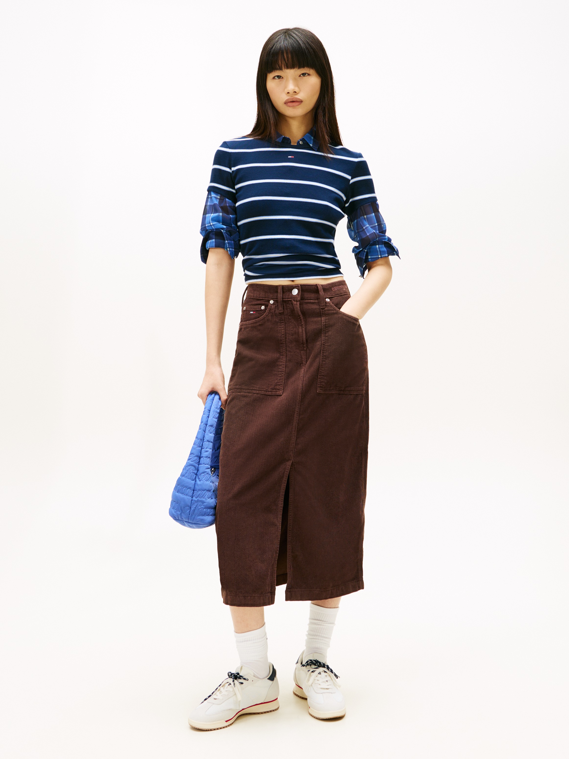 Thumbnail - Tommy Jeans Cordrock "TJW CLAIRE UTILITY SKIRT CORD"