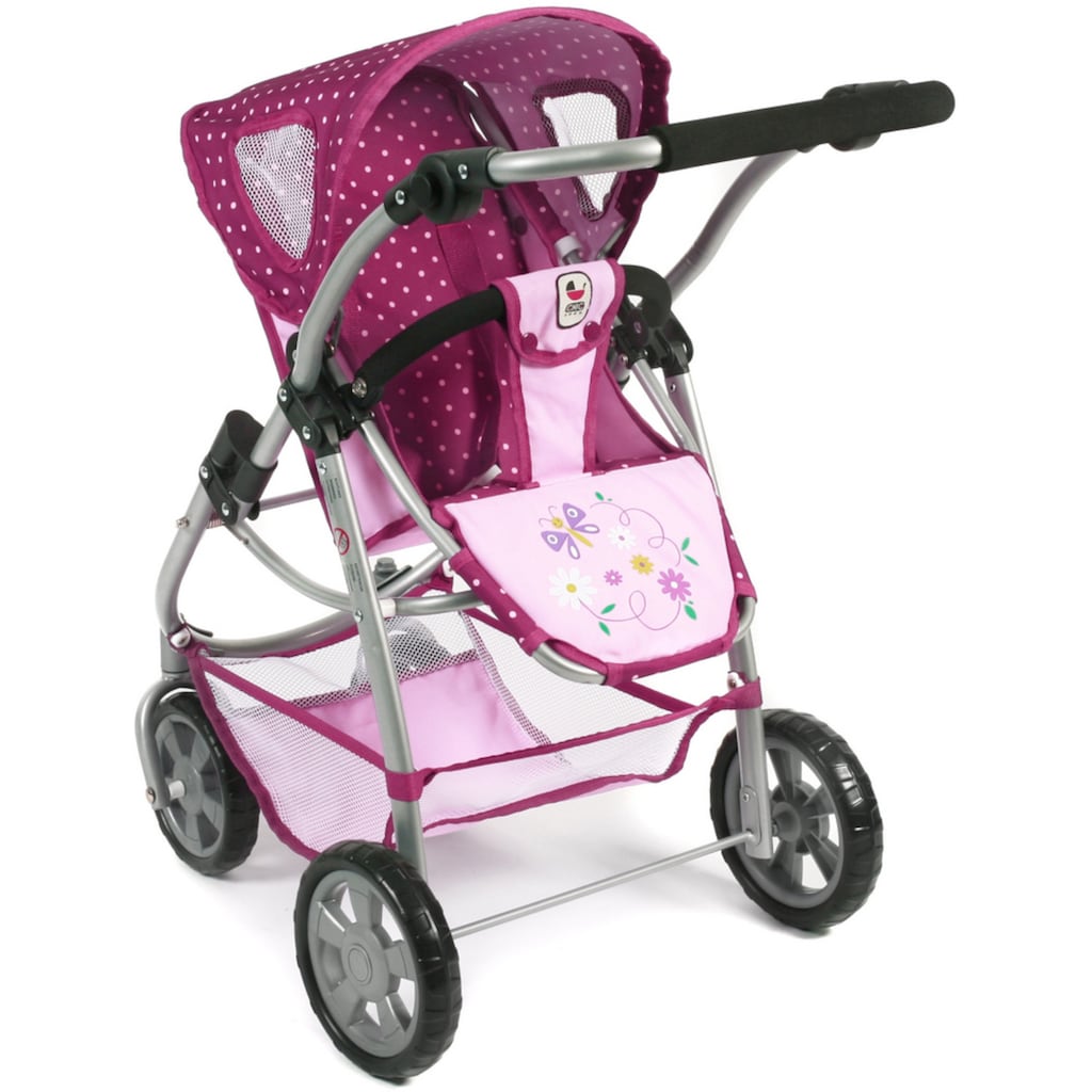 CHIC2000 Kombi-Puppenwagen »Emotion All In 2in1, Brombeere«, inkl. Babywanne und Sportwagenaufsatz