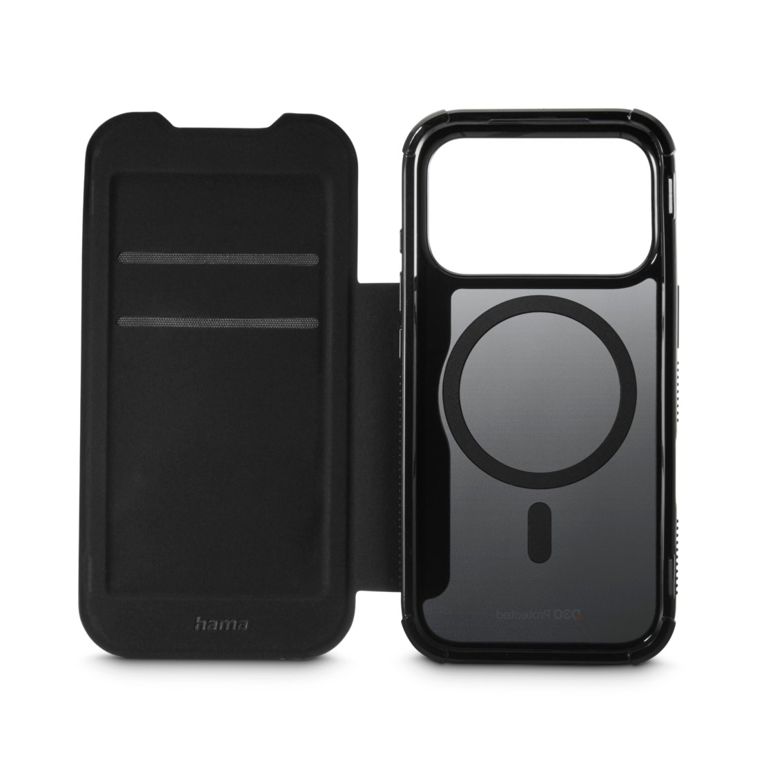 Hama Smartphone-Hülle »Handytasche „Extreme Protect“ für iPhone 17 Pro (für MagSafe)«, Stoßfest, sturzsicher, kratzfest, 4H, Wireless-Charging-kompatibel