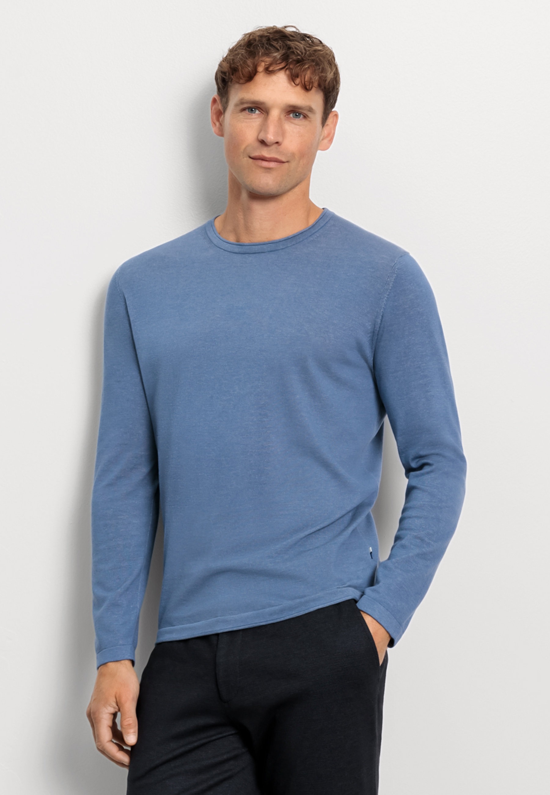 OLYMP Strickpullover "OLYMP Casual Strick, Pullover"