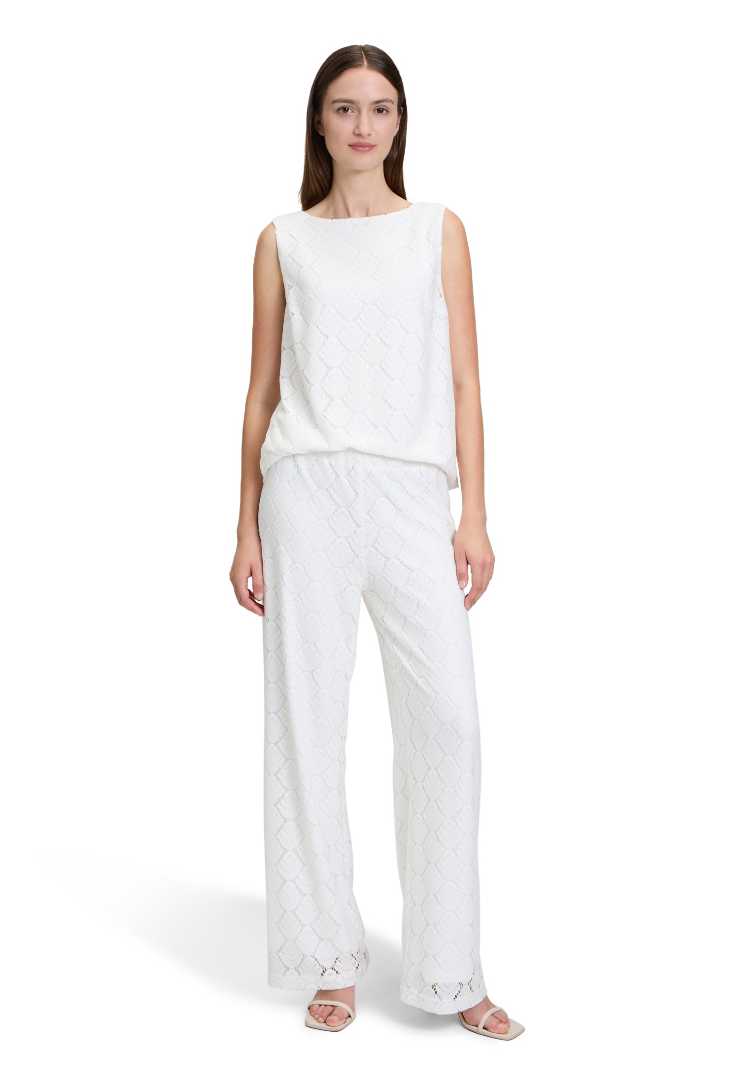 Betty&Co T-Shirt »Betty & Co Strukturshirt mit U-Boot-Ausschnitt«, (1 tlg.), Materialmix