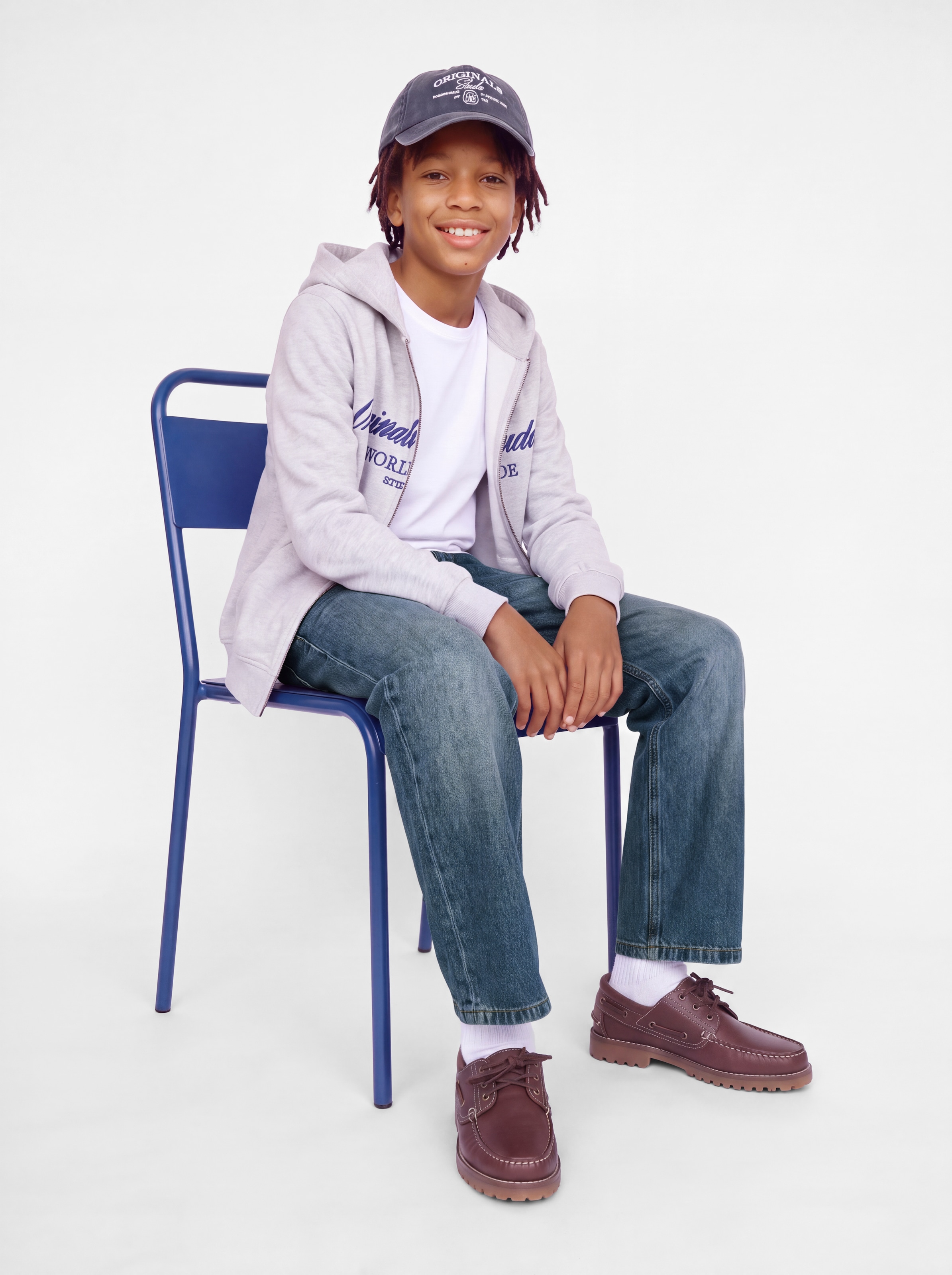 Jack & Jones Junior Relax-fit-Jeans »JJIALEX JJCREW ST 105 JNR« Baumwolle, relaxed fit