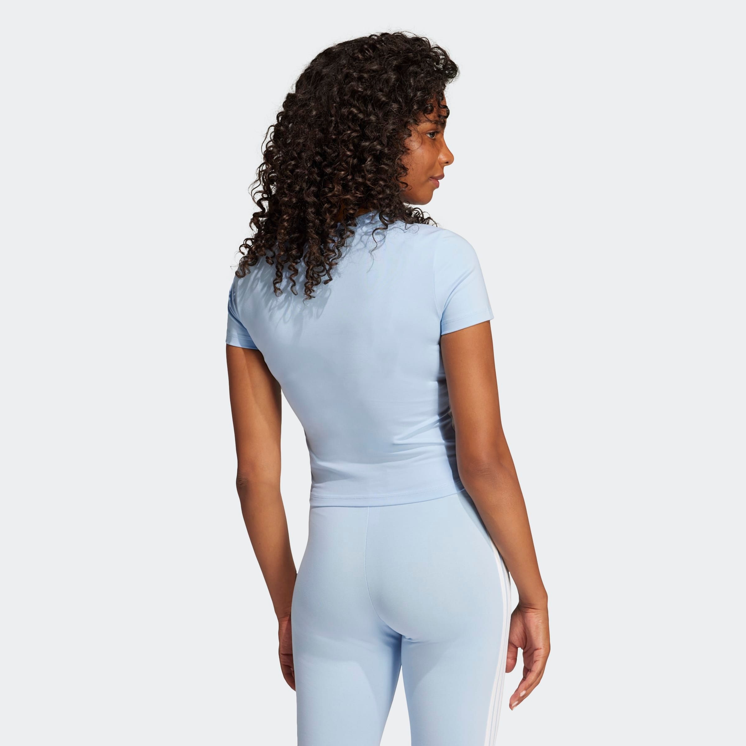 adidas Sportswear T-Shirt "ESSENTIALS 3-STREIFEN SLIM BABY" schmale Passfor günstig online kaufen