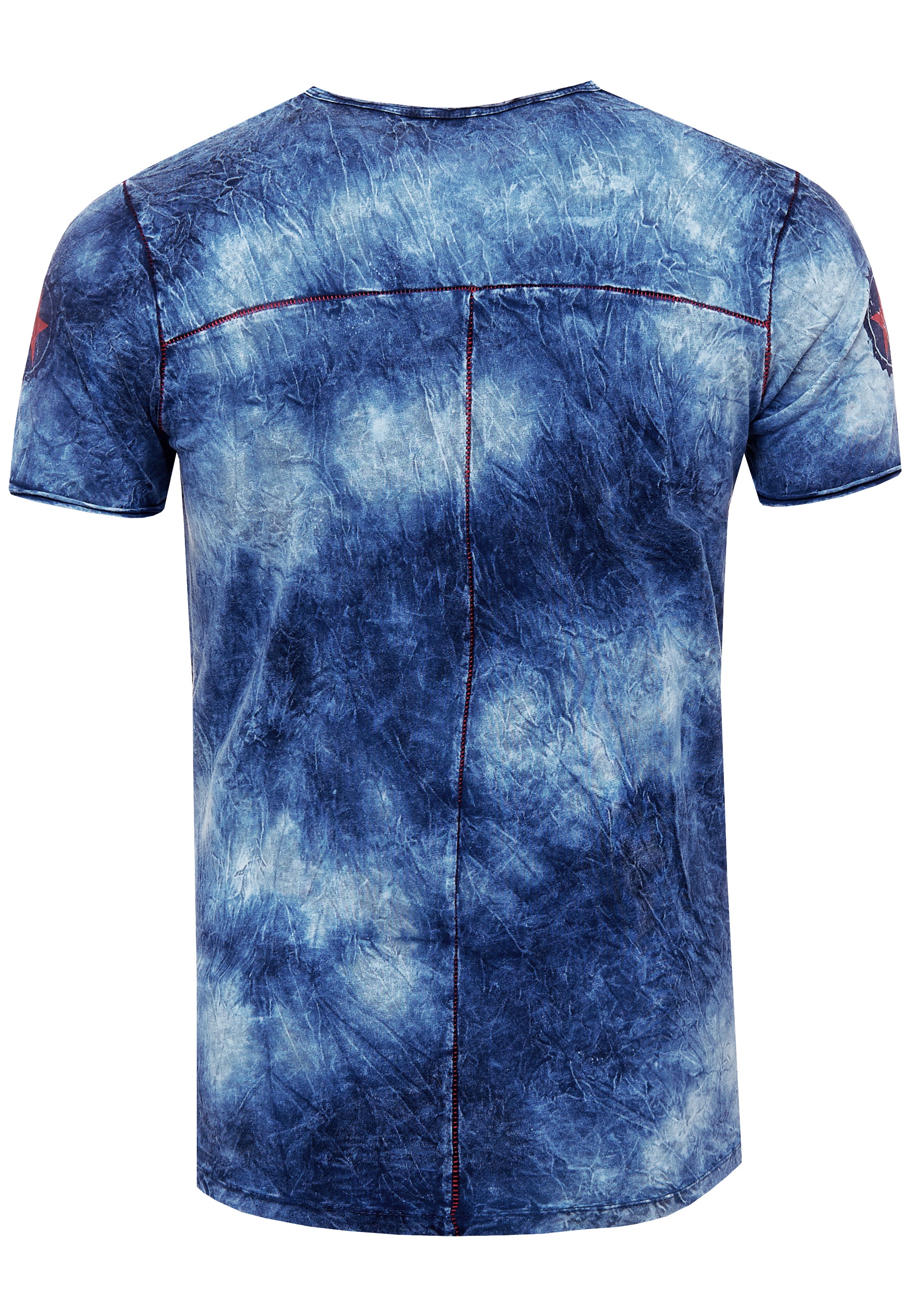 Rusty Neal T-Shirt, mit toller Batik-Optik