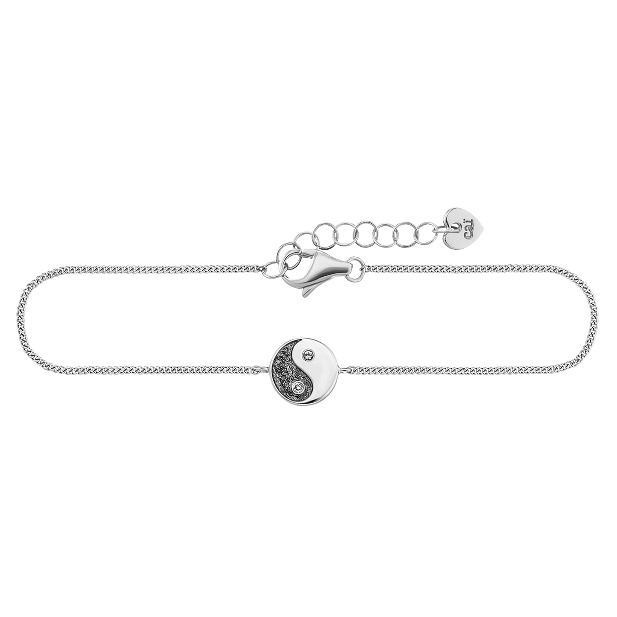 Zirkonia Armband rhodiniert Silber online kaufen CAÏ BAUR »925/- | Yang« Sterling Yin