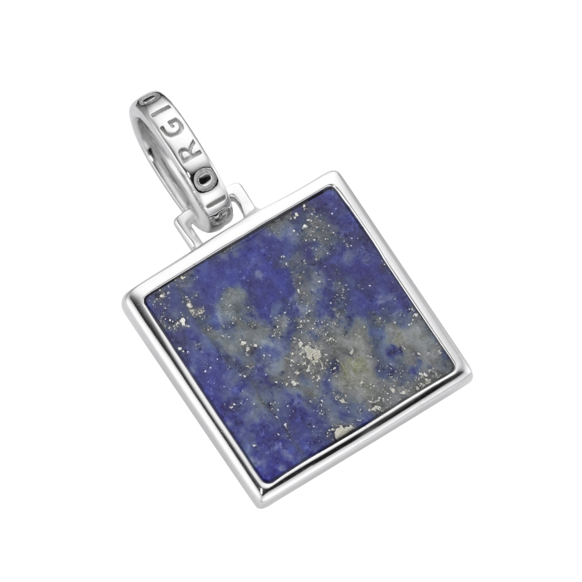 GIORGIO MARTELLO MILANO Kettenanhänger »schwarzer Achat, Tigerauge oder Lapis Silber 925«