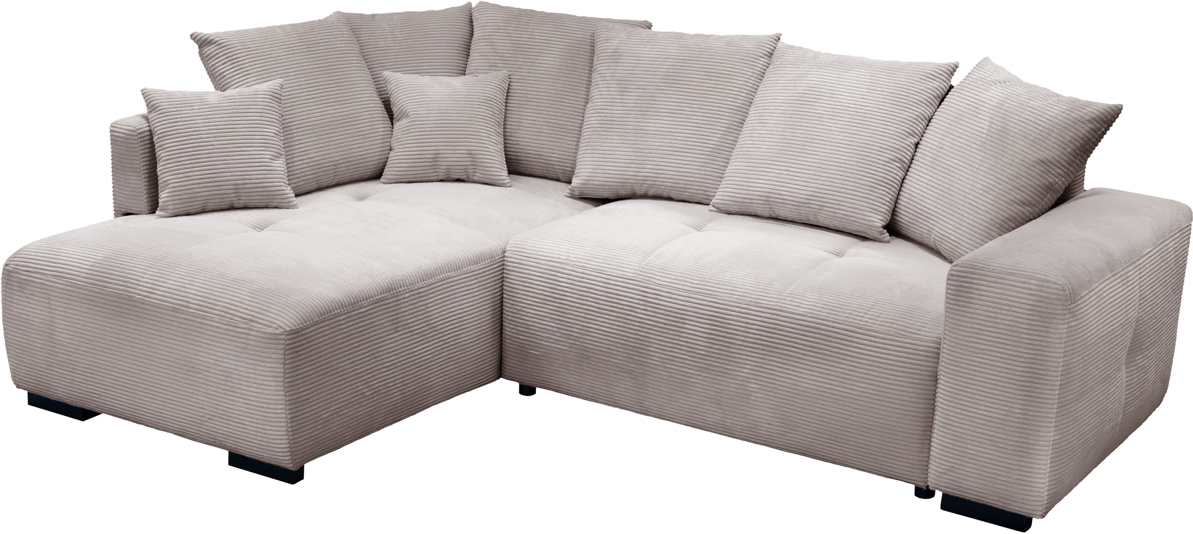 exxpo - sofa fashion Ecksofa "Arpino, elegant & bequem, Ottomane beidseitig günstig online kaufen