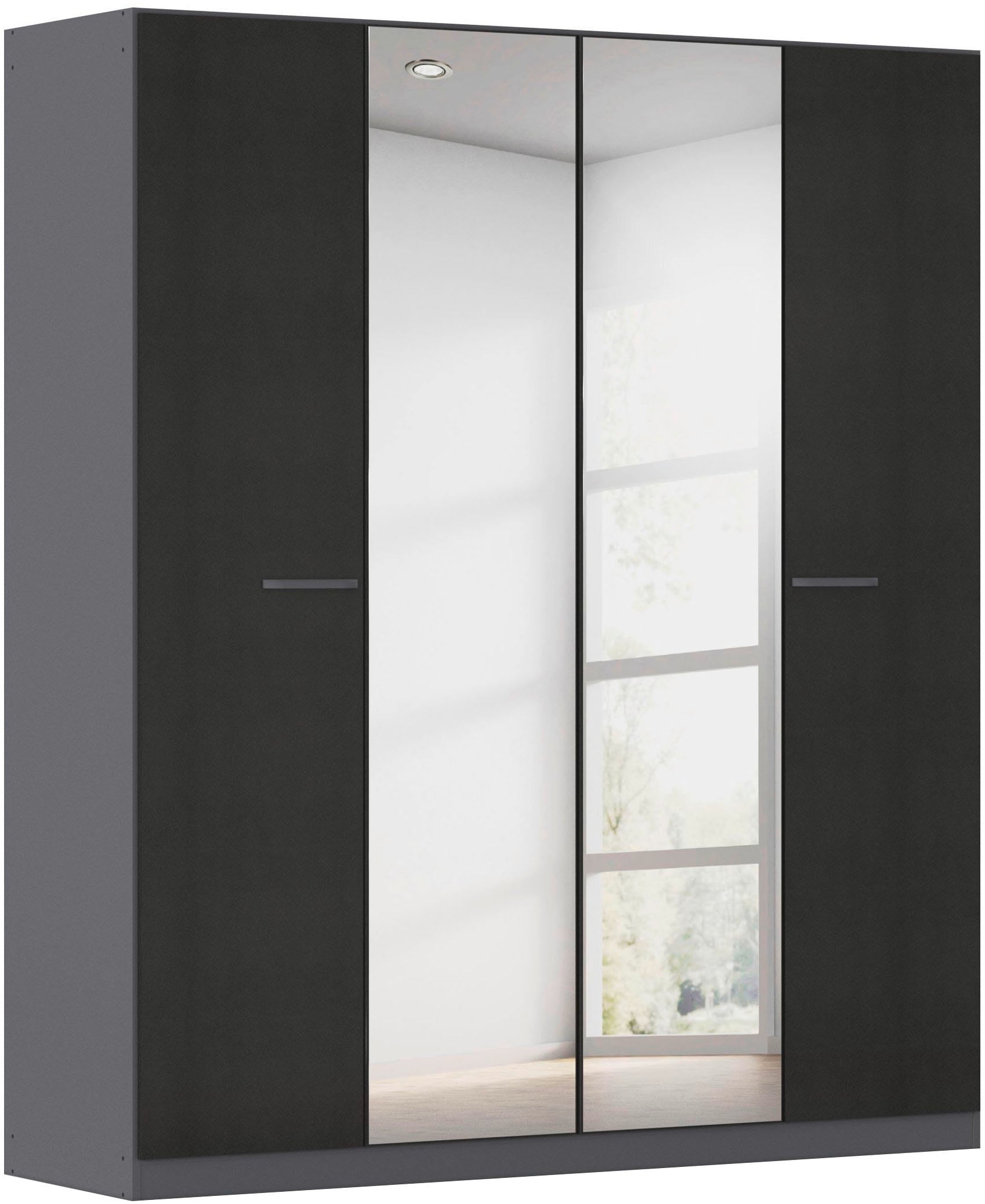 OTTO home Kleiderschrank "Mehrzweckschrank Aktenschrank Möbel Mietswohnung Schlafzimmer OTELI" erhältlich in Breiten 91-360 cm, ab Breite 136cm inkl. Innenschubladen, mit zusätzlichen Einlegeböden, optional mit Spiegel MADE IN GERMANY