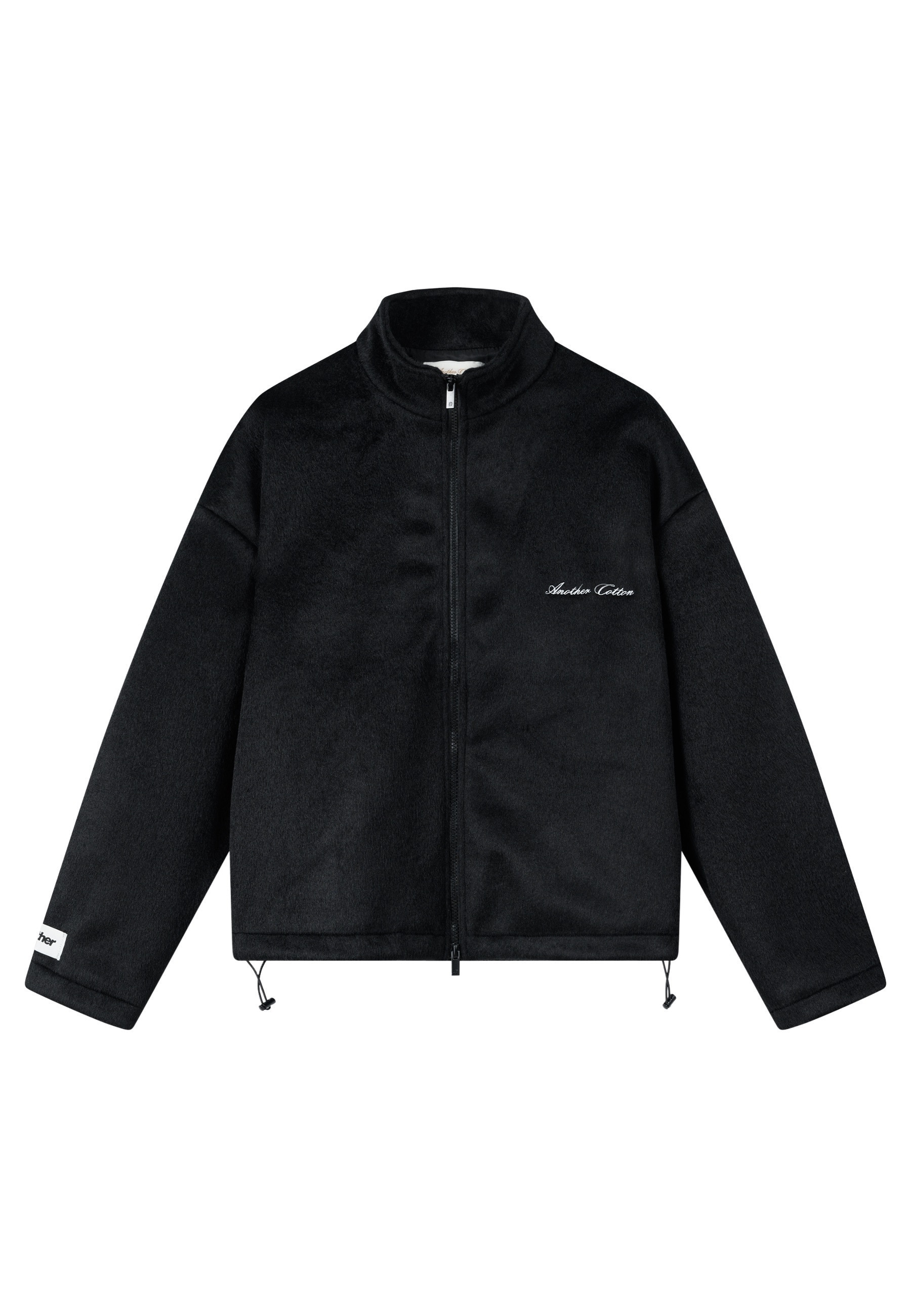 Another Cotton Lab Fleecejacke "Another Cotton Lab Another Premium Fleece Zip Jacket" 1 Stk. tlg. ohne Kapuze