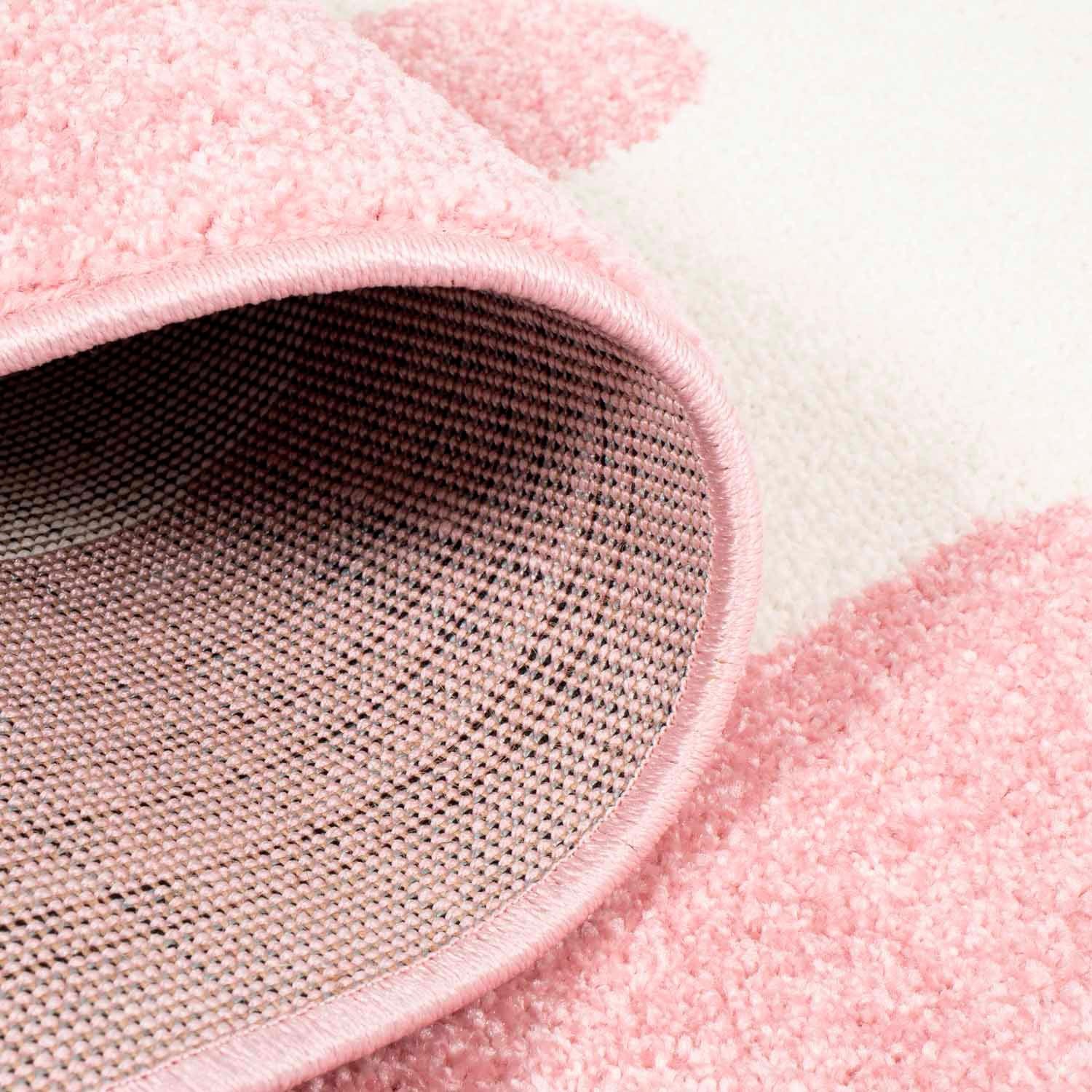 Carpet City Kinderteppich »Bubble Kids 1324«, rechteckig, 11 mm Höhe, Spielteppich, Wolke, Weicher Flor, Pflegeleicht, Kinderzimmer