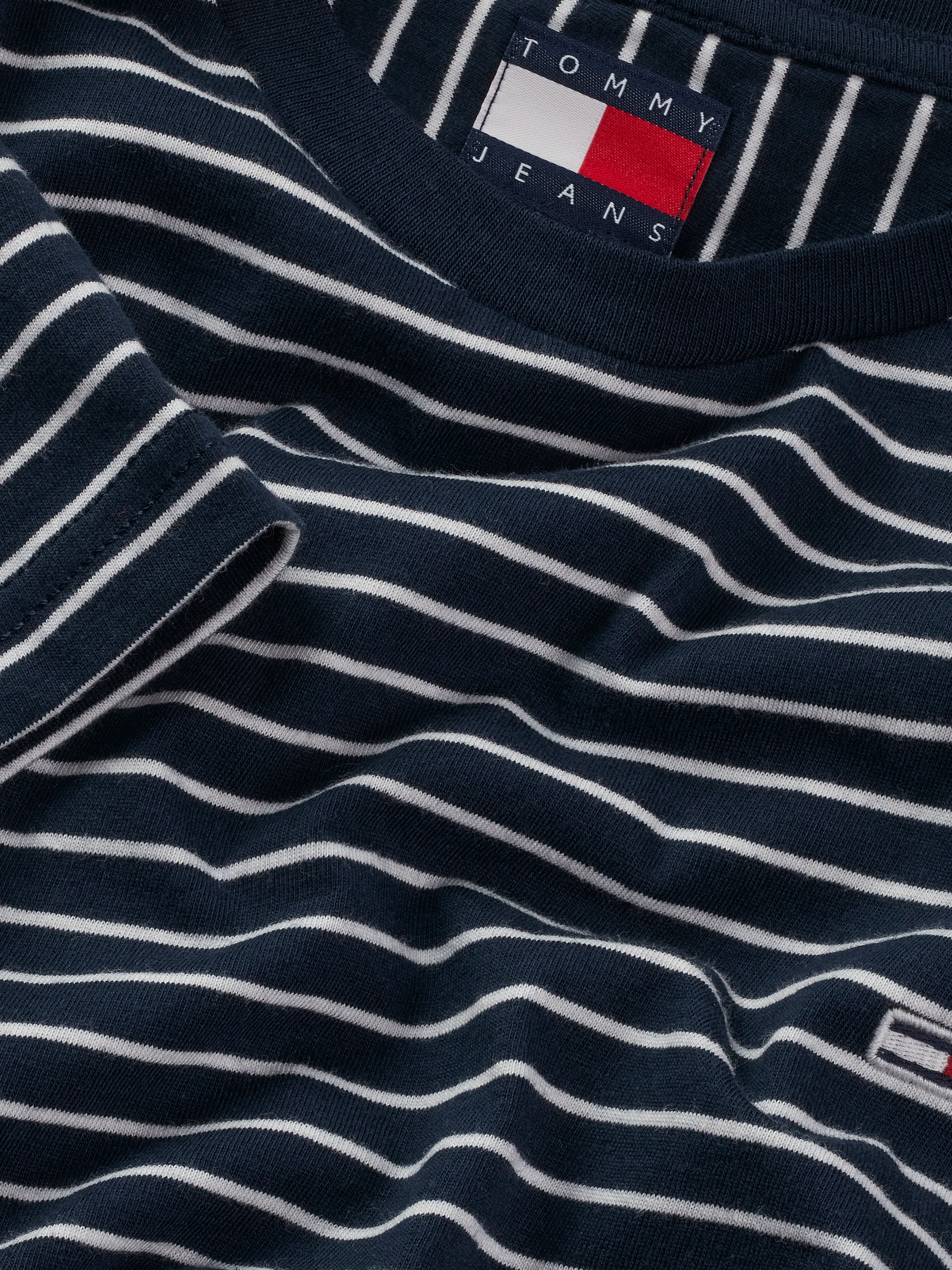Tommy Jeans Rundhalsshirt »TJM SLIM STRIPE TEE«