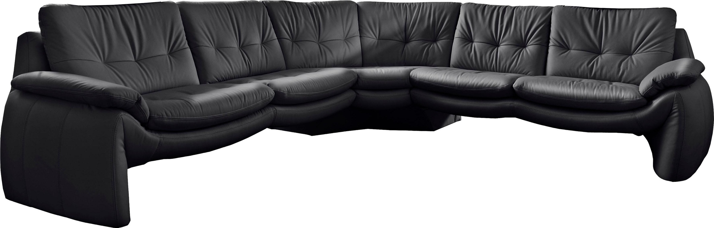 PLACES OF STYLE Ecksofa »Luna L-Form«, in einzigartiger Optik