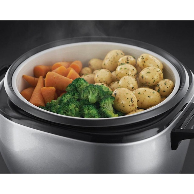 RUSSELL HOBBS Reiskocher »23570-56 MaxiCook«, groß: 2,5 l,  antihaftbeschitet, inkl. Dampfkorb, Reislöffel&Messbecher | BAUR