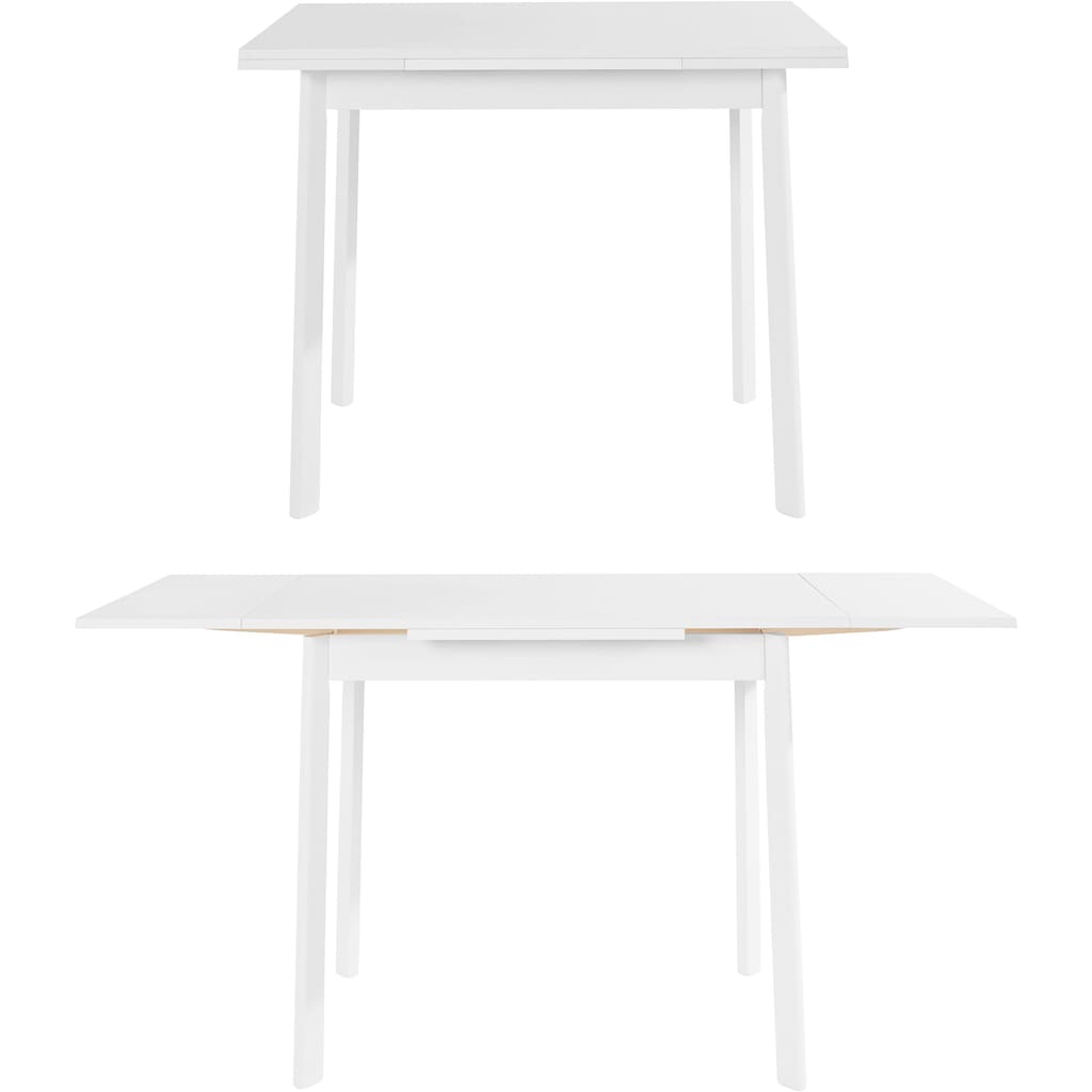 Wohnen Tische my home Esstisch »Paris«, Breite 110-170 cm mit Auszugsfunktion 