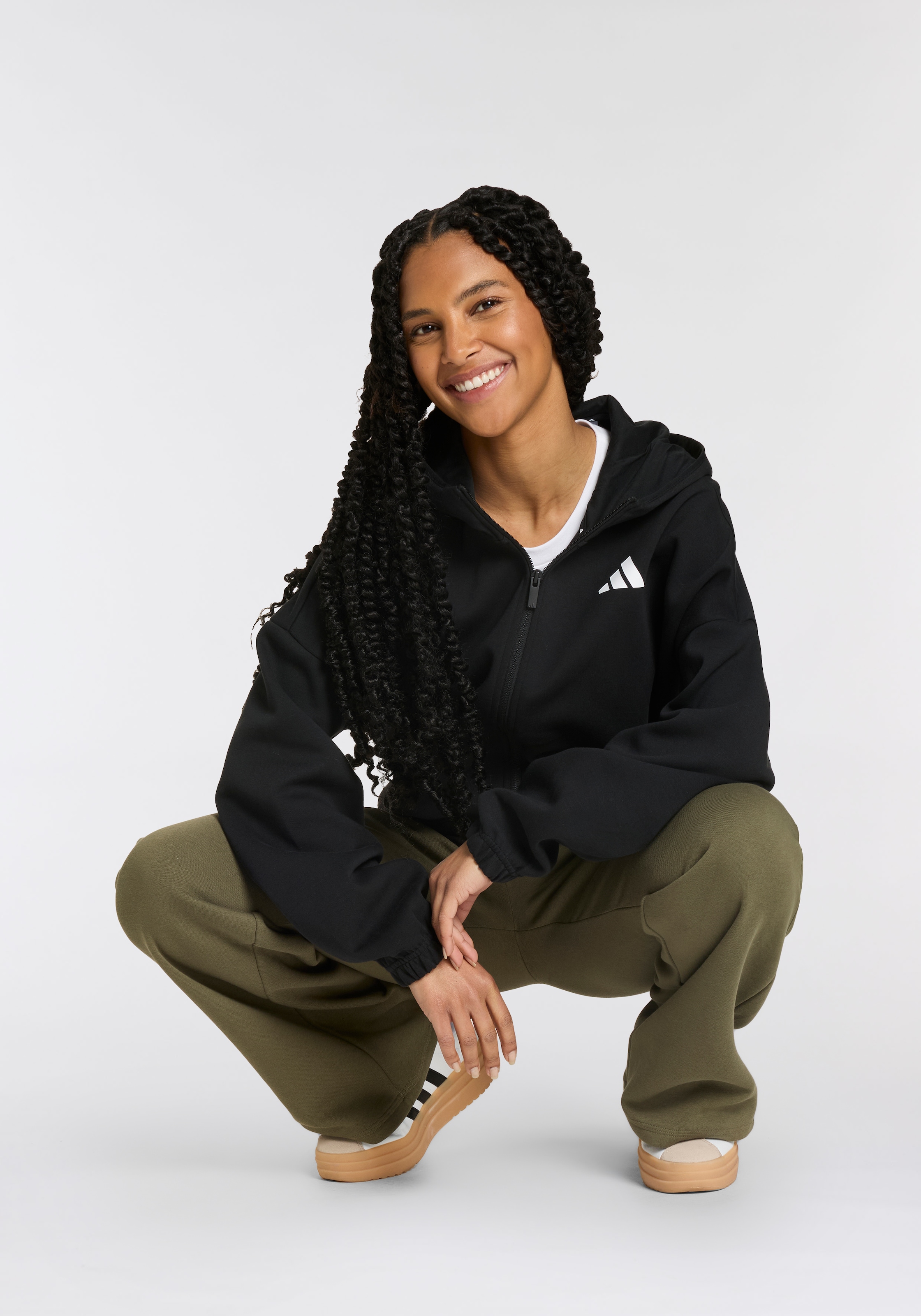 adidas Sportswear Kapuzensweatshirt »W FI SL FZ HD«