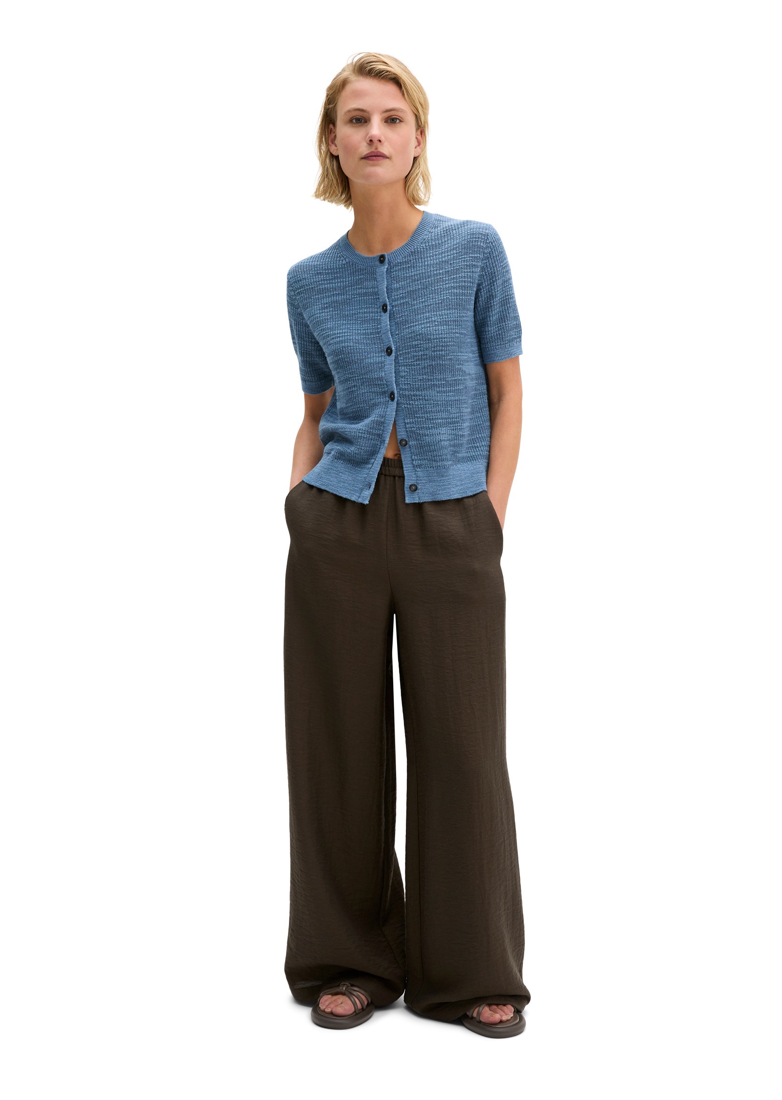 Marc O'Polo Cardigan »aus Leinen-Baumwolle-Mix«