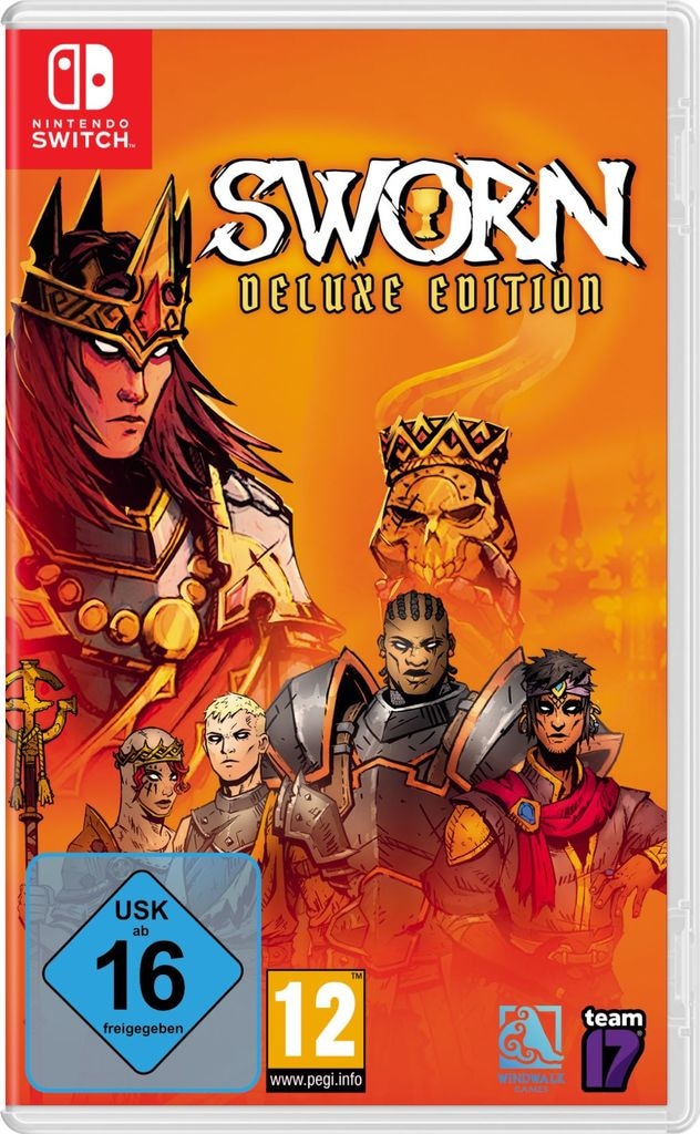 ASTRAGON Spielesoftware "SWORN - Deluxe Edition", Nintendo Switch, orange, Spielesoftware
