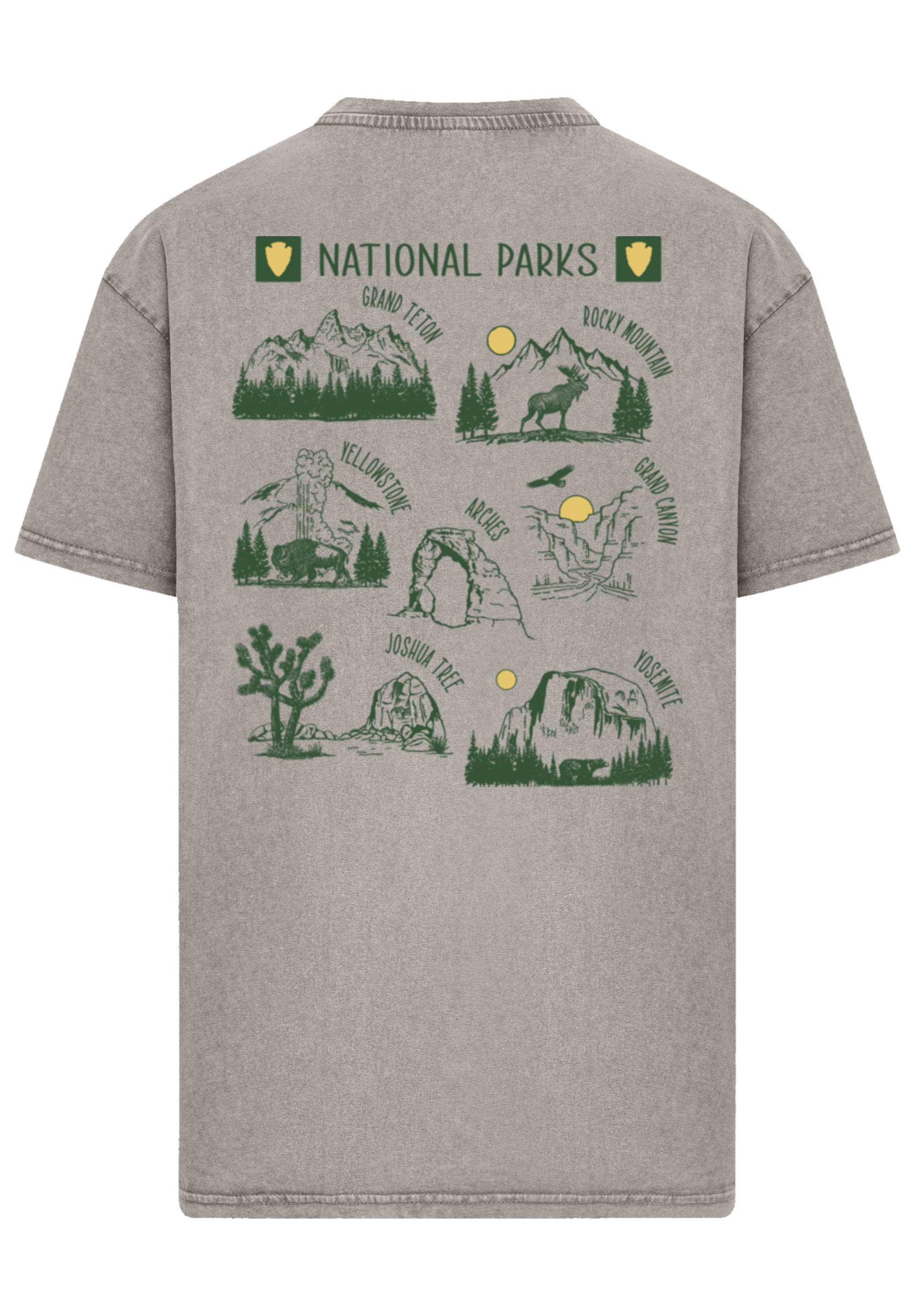 F4NT4STIC T-Shirt "US National Parks Montage", Premium Qualität günstig online kaufen