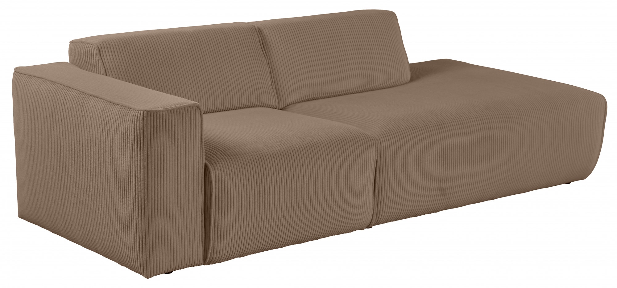 andas 2-Sitzer »Noord«, mit Kedernaht, Breite 227 cm, Cord, Struktur