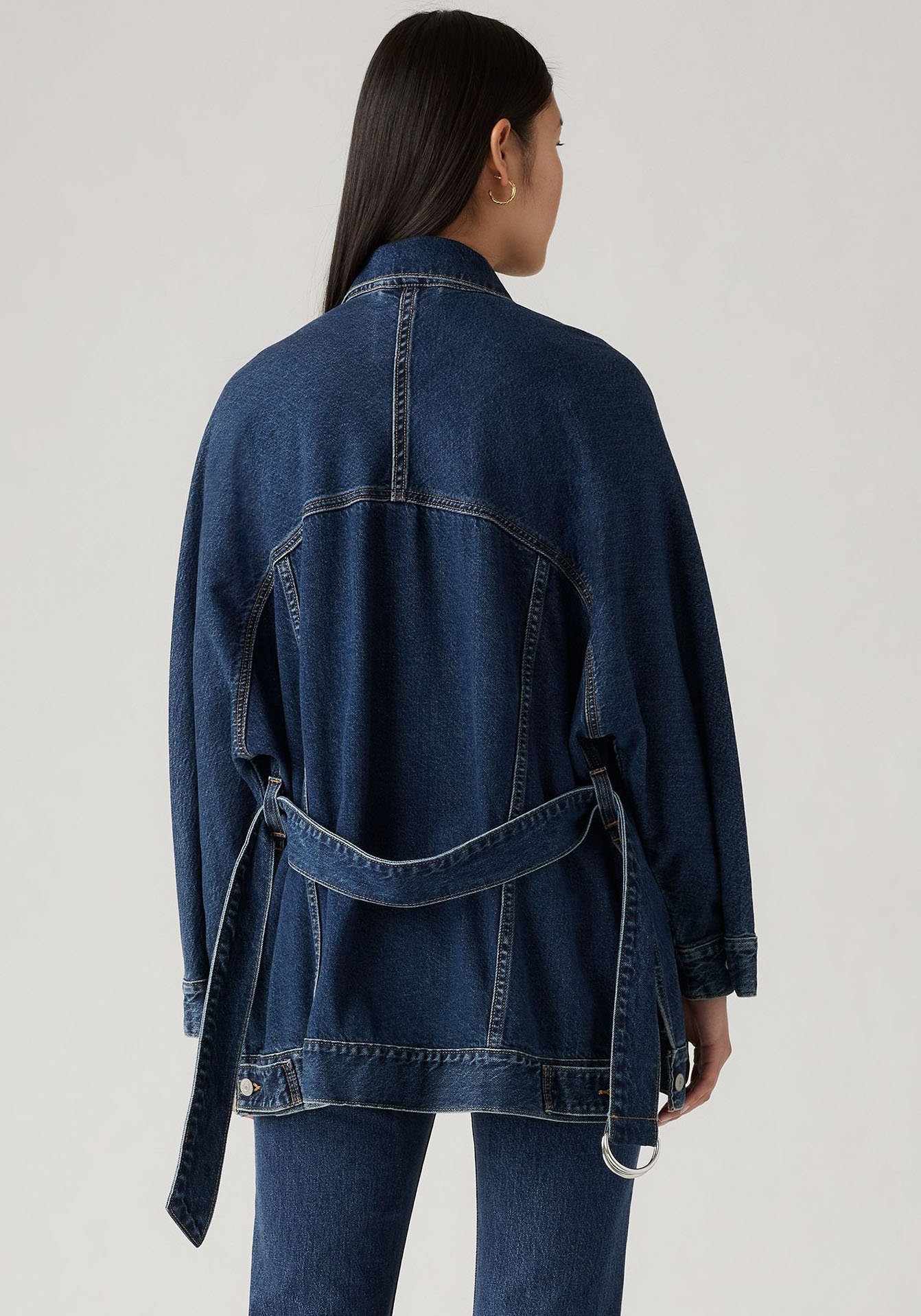 Levi's® Jeansjacke »BELTED DOLMAN TRUCKER«, ohne Kapuze, mit Gürtel