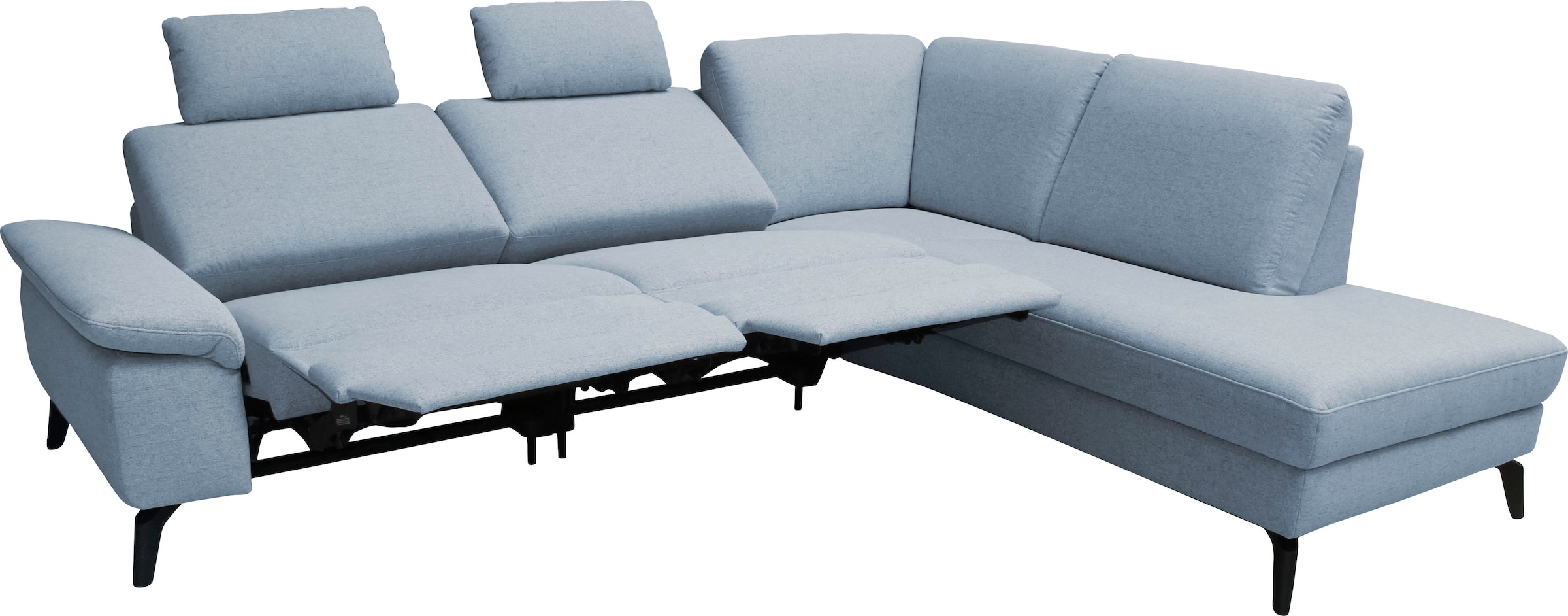 alina Ecksofa inkl. Kopfstützen, wahlweise mit Relaxfunktion, Breite: 243 c günstig online kaufen