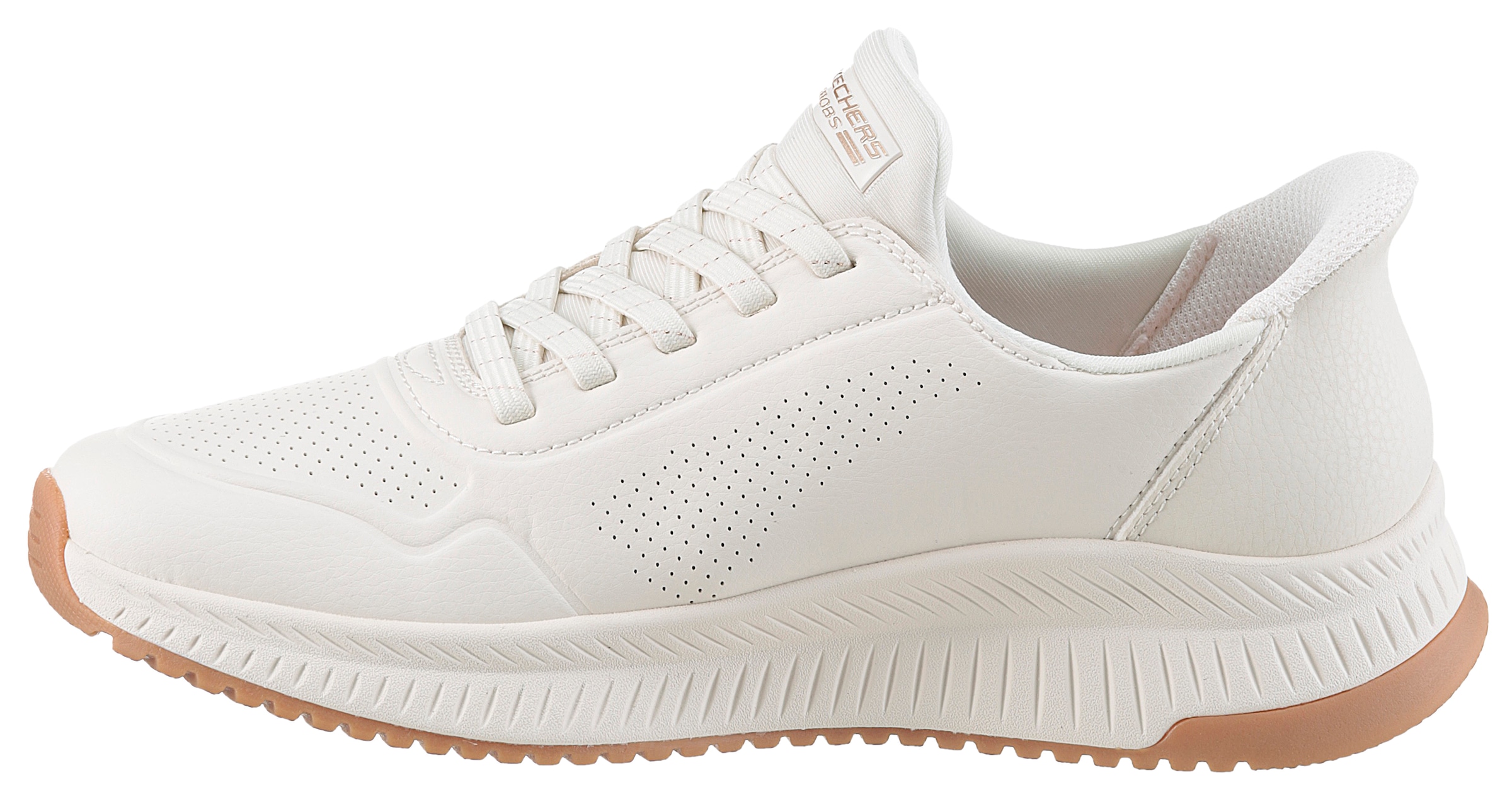 Skechers Slip-On Sneaker »BOBS SQUAD 4«, Slipper, Freizeitschuh mit Slip-ins zum Schlupfen