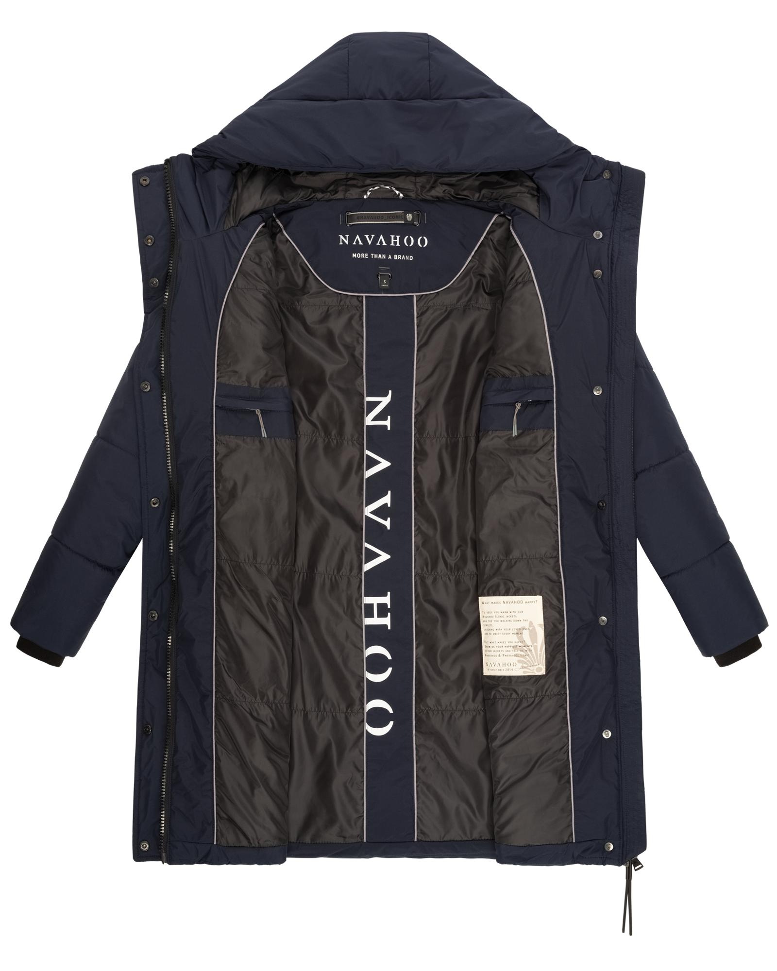 Navahoo Steppmantel »Zuckertatze XIV«, Stylischer Winterparka mit verstellbarer Kapuze