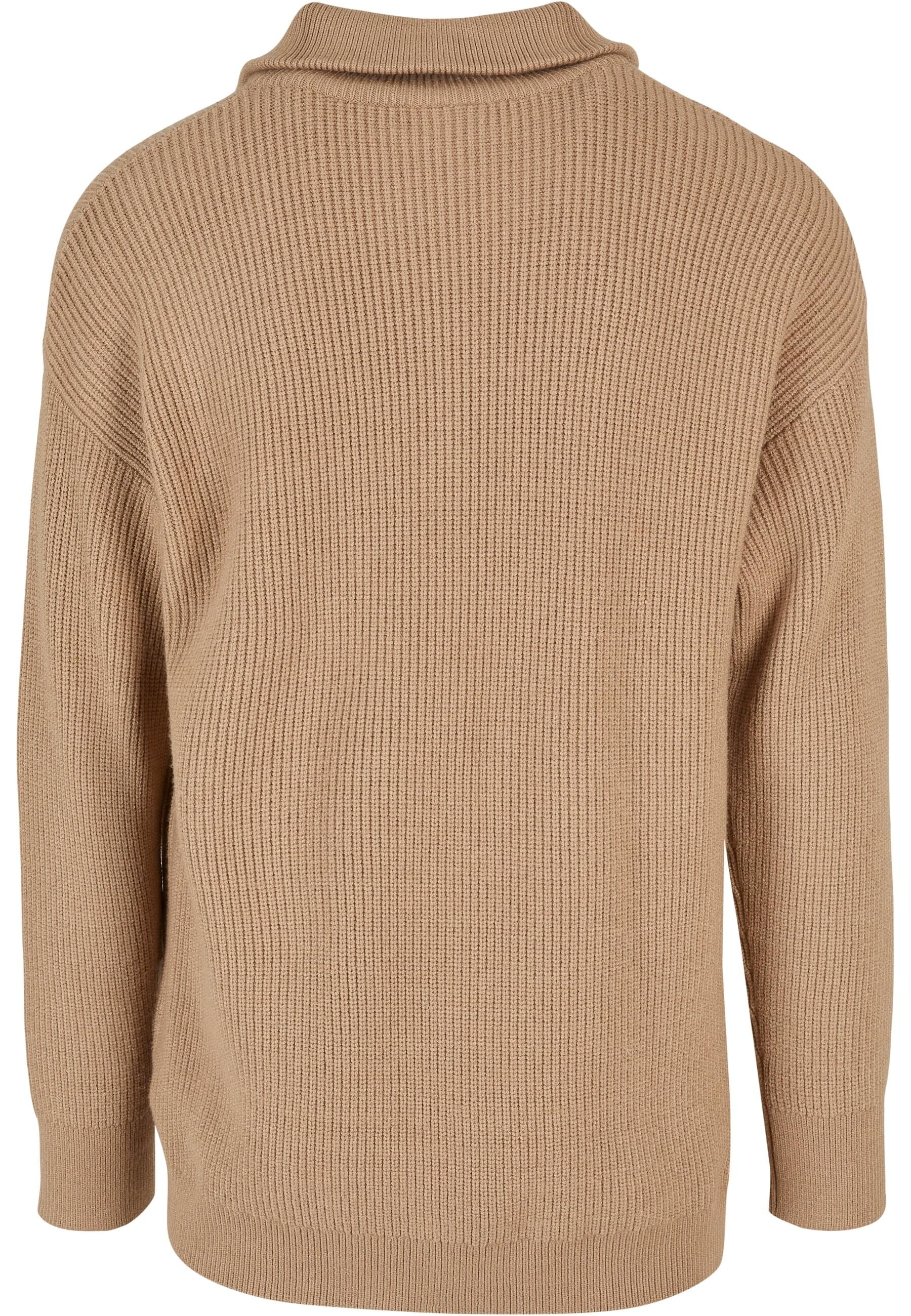 URBAN CLASSICS Sweater »Urban Classics Herren Oversized Knitted Troyer« 1 Stk. tlg.