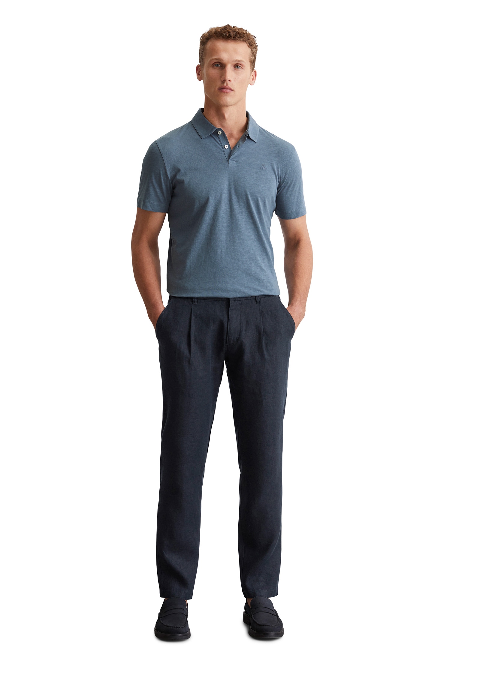 Marc O'Polo Poloshirt »in softer Slub-Jersey-Qualität«