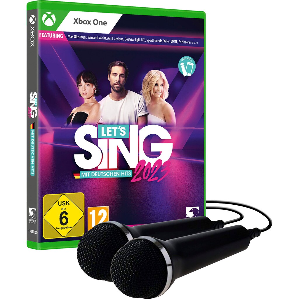 Koch Media Spielesoftware »Let's Sing 2023 German Version + 2 Mics«, Xbox One
