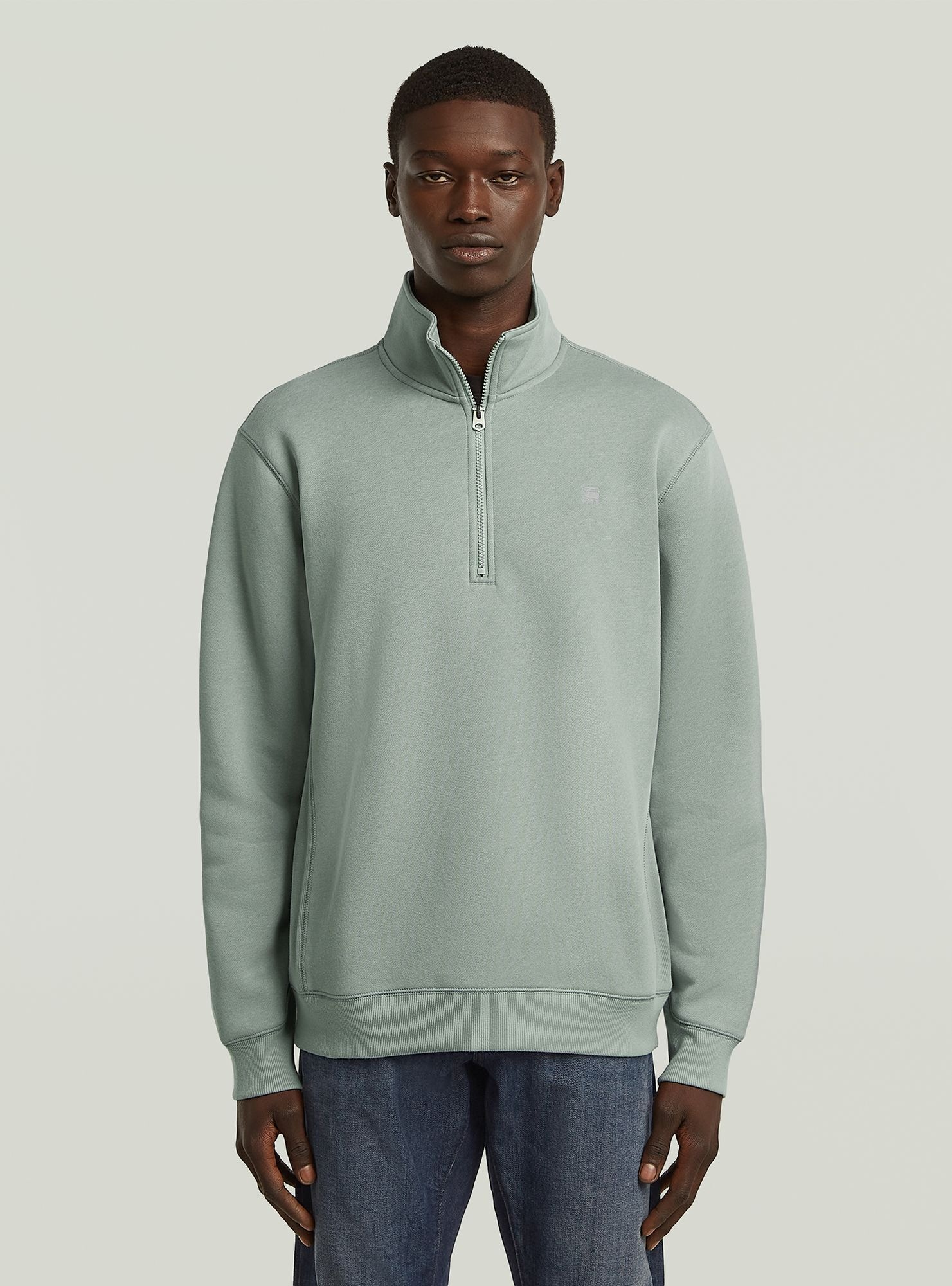 G-STAR Longpullover "Premium Core Half Zip Sweatshirt" günstig online kaufen