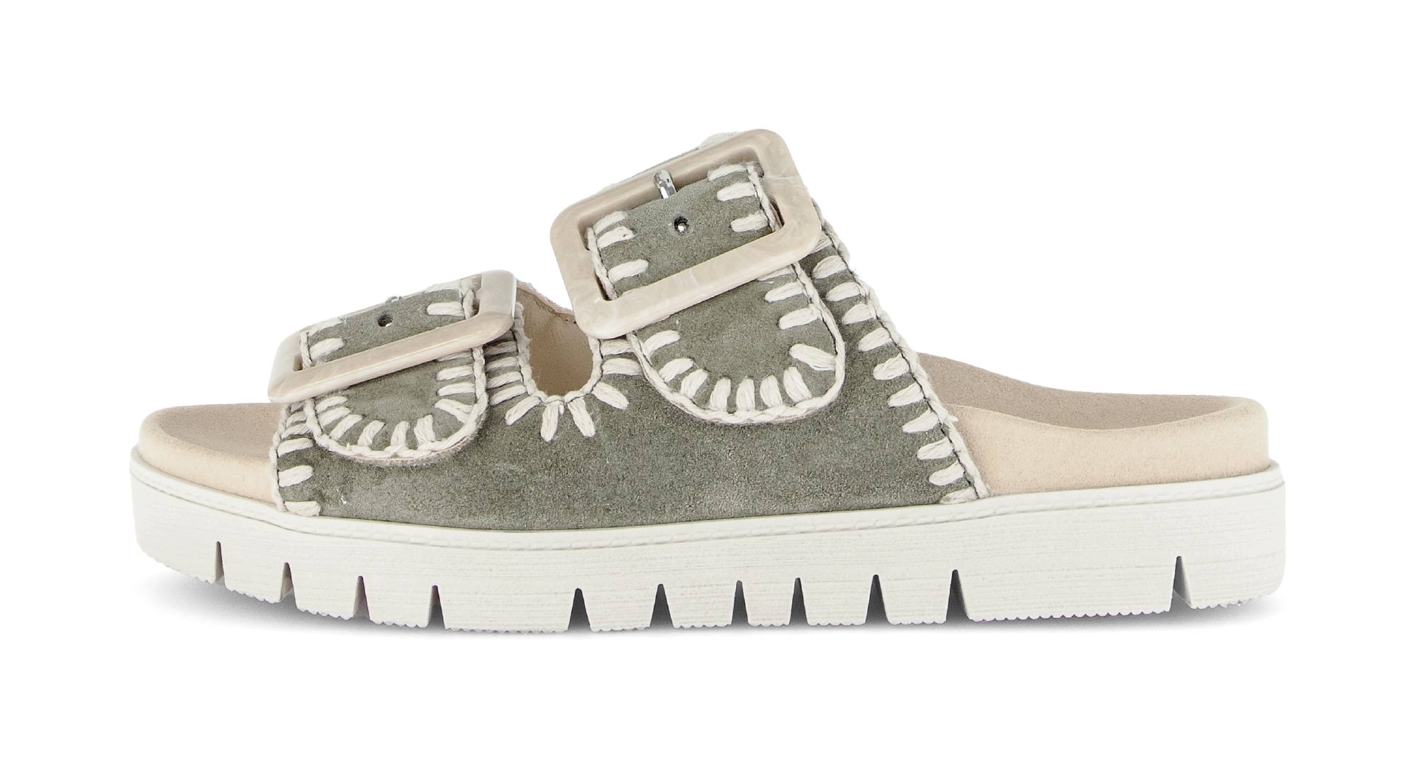 Gabor Pantolette, Sommmerschuh, Schlüpfschuh mit Plateauabsatz