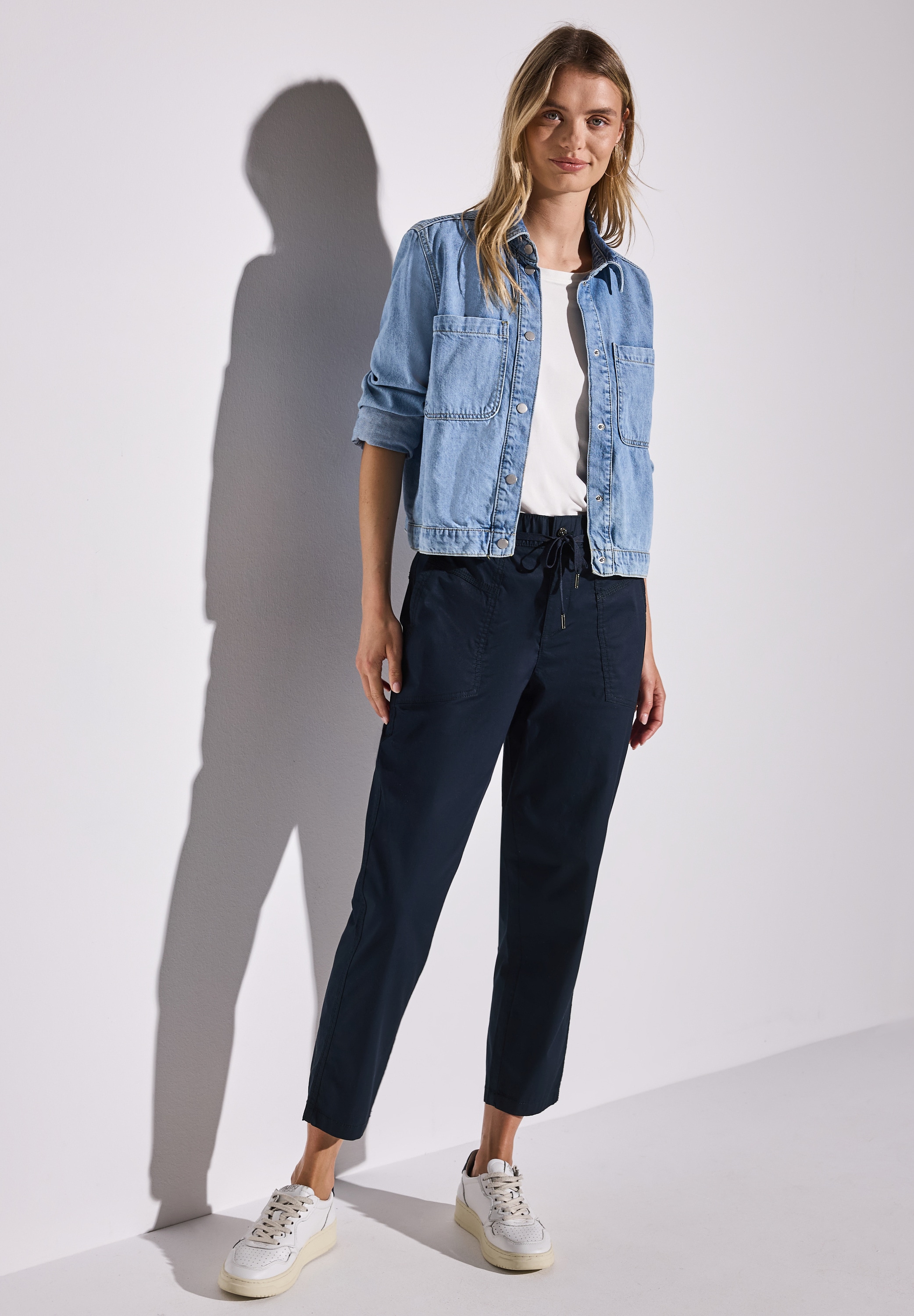 STREET ONE Stoffhose »Style Bonny«, im Cargo Look