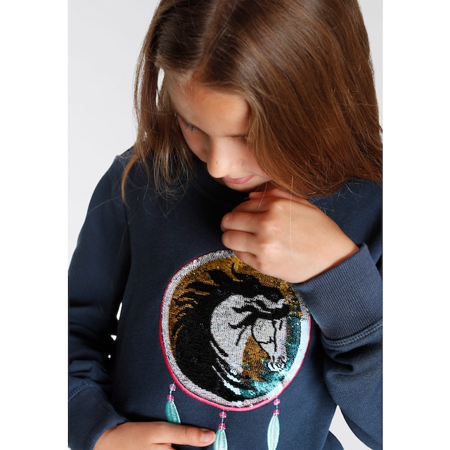 Scout Sweatshirt »DREAMCATCHER«, mit Wendepailletten online bestellen | BAUR