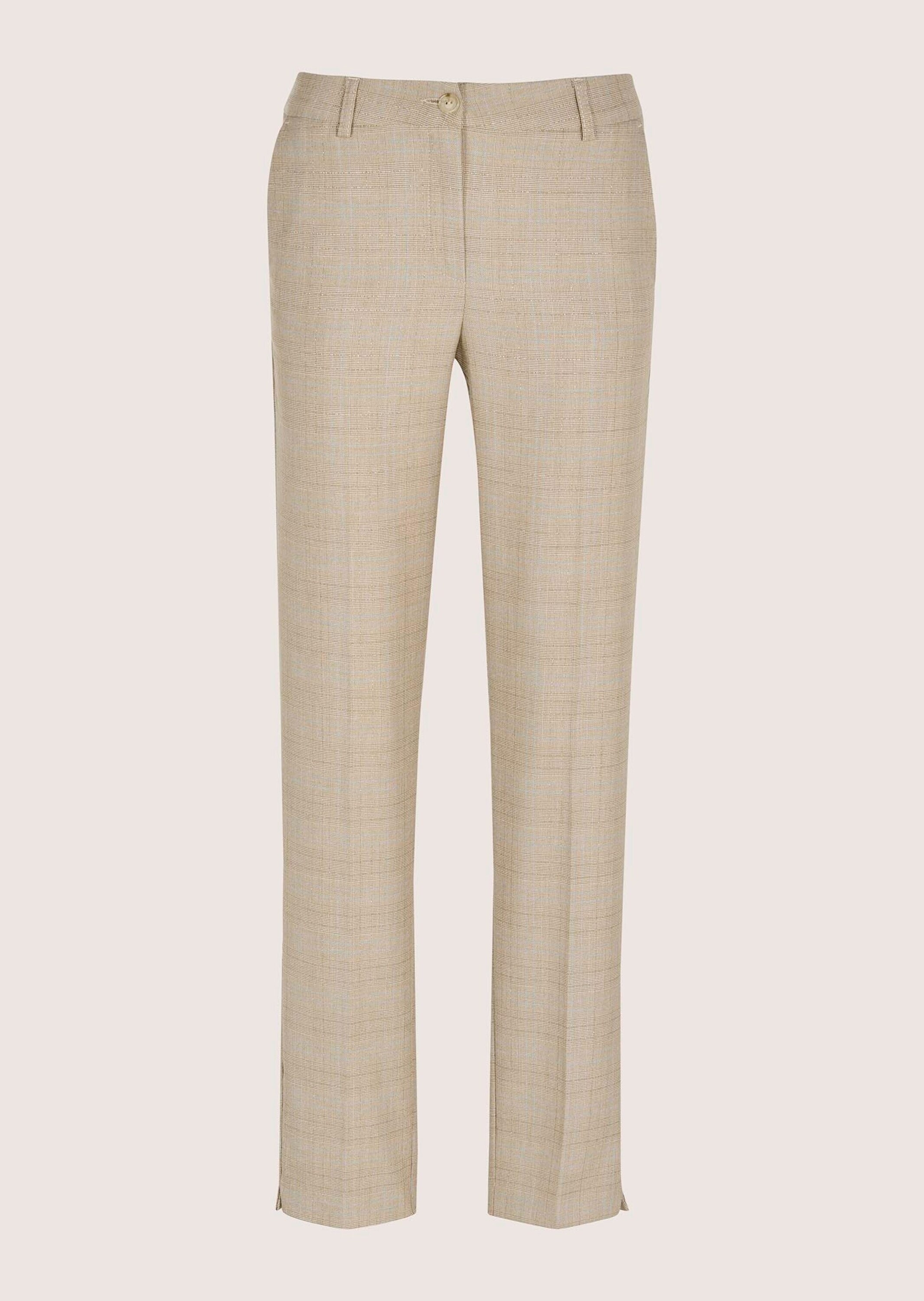 MADELEINE Stoffhose "Chinohose Glencheck-Hose mit Bügelfalten" günstig online kaufen