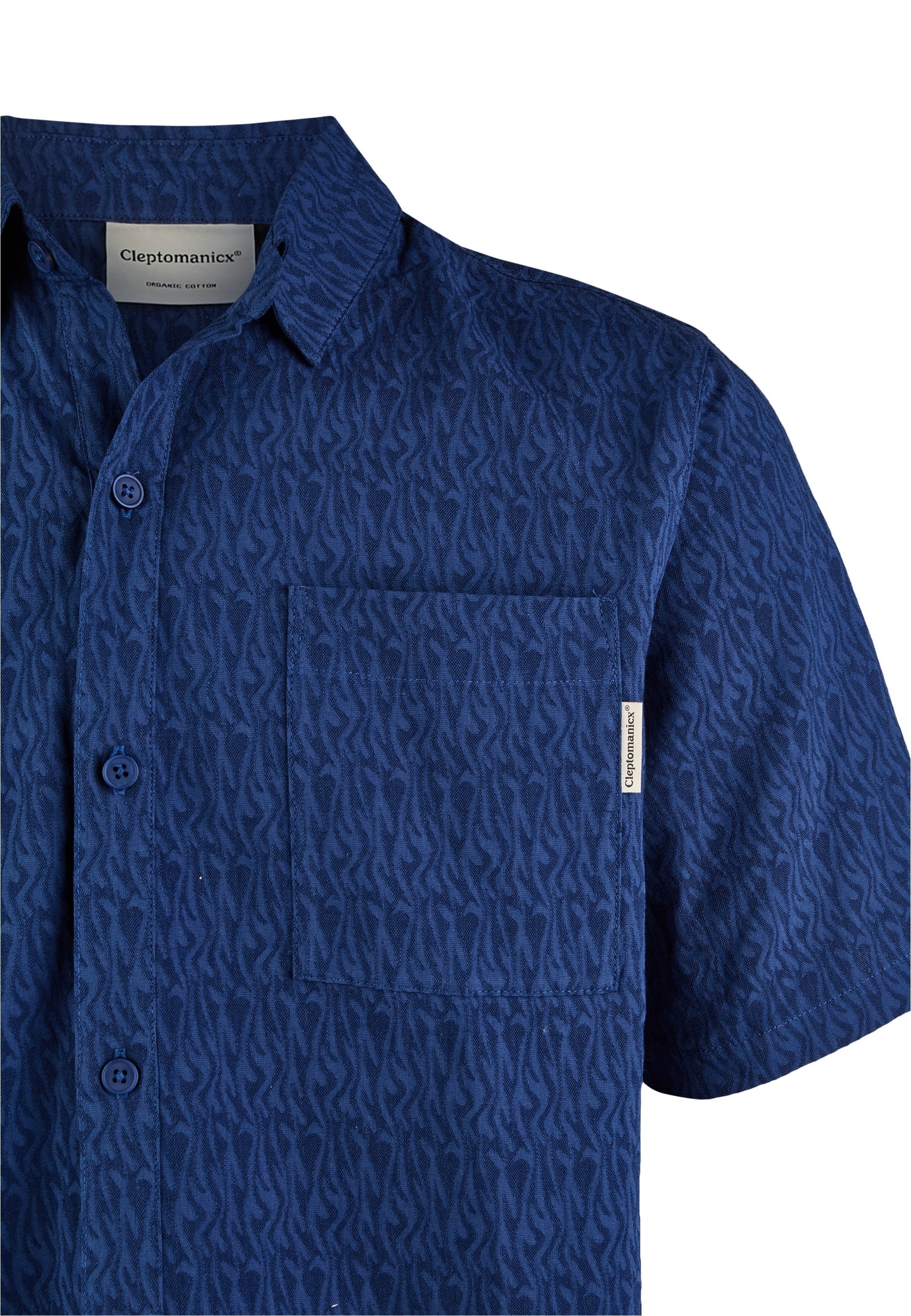 Cleptomanicx Kurzarmhemd »Shirt S/S Facemelter«, mit lockerem Schnitt